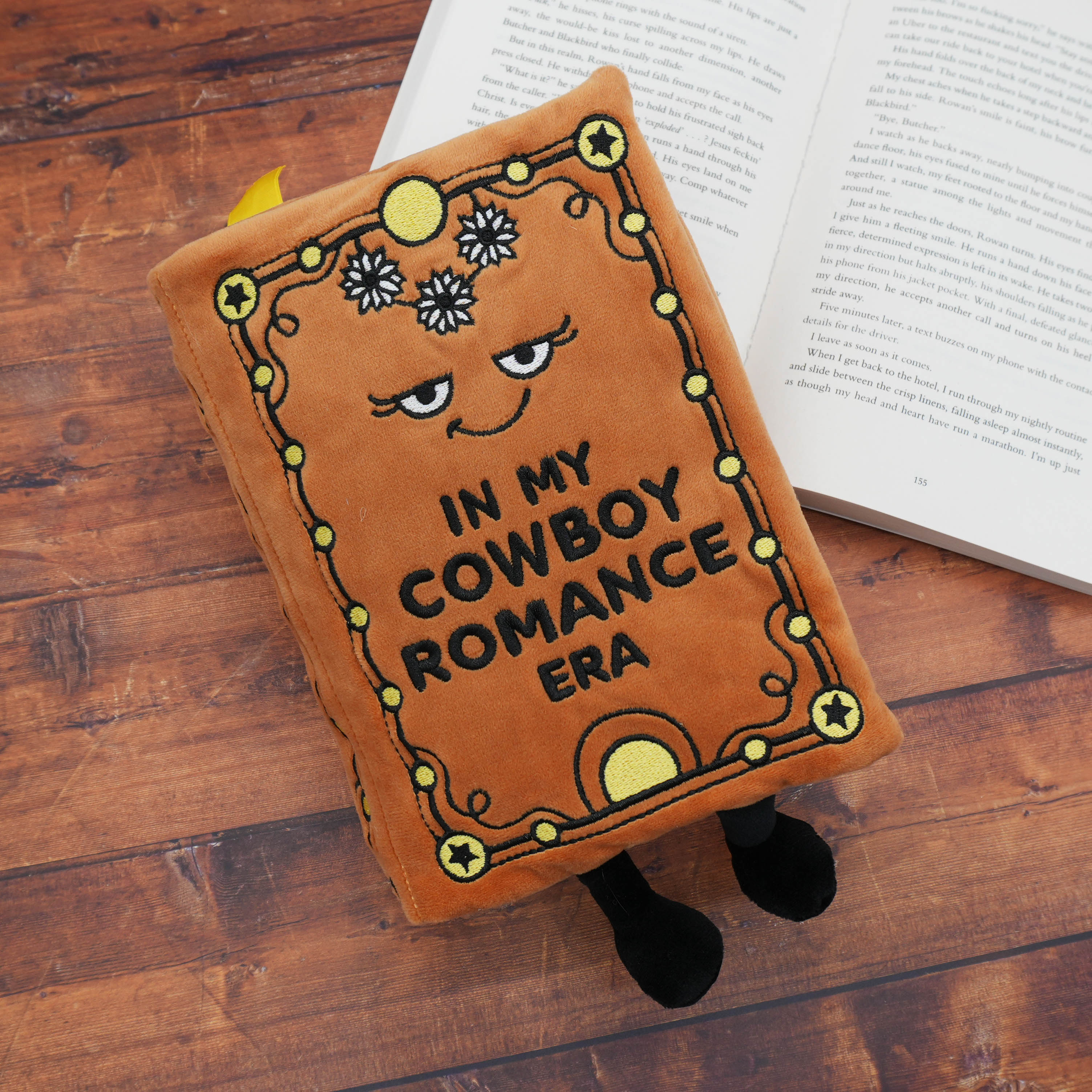 “In My Cowboy Romance Era” Book Plush