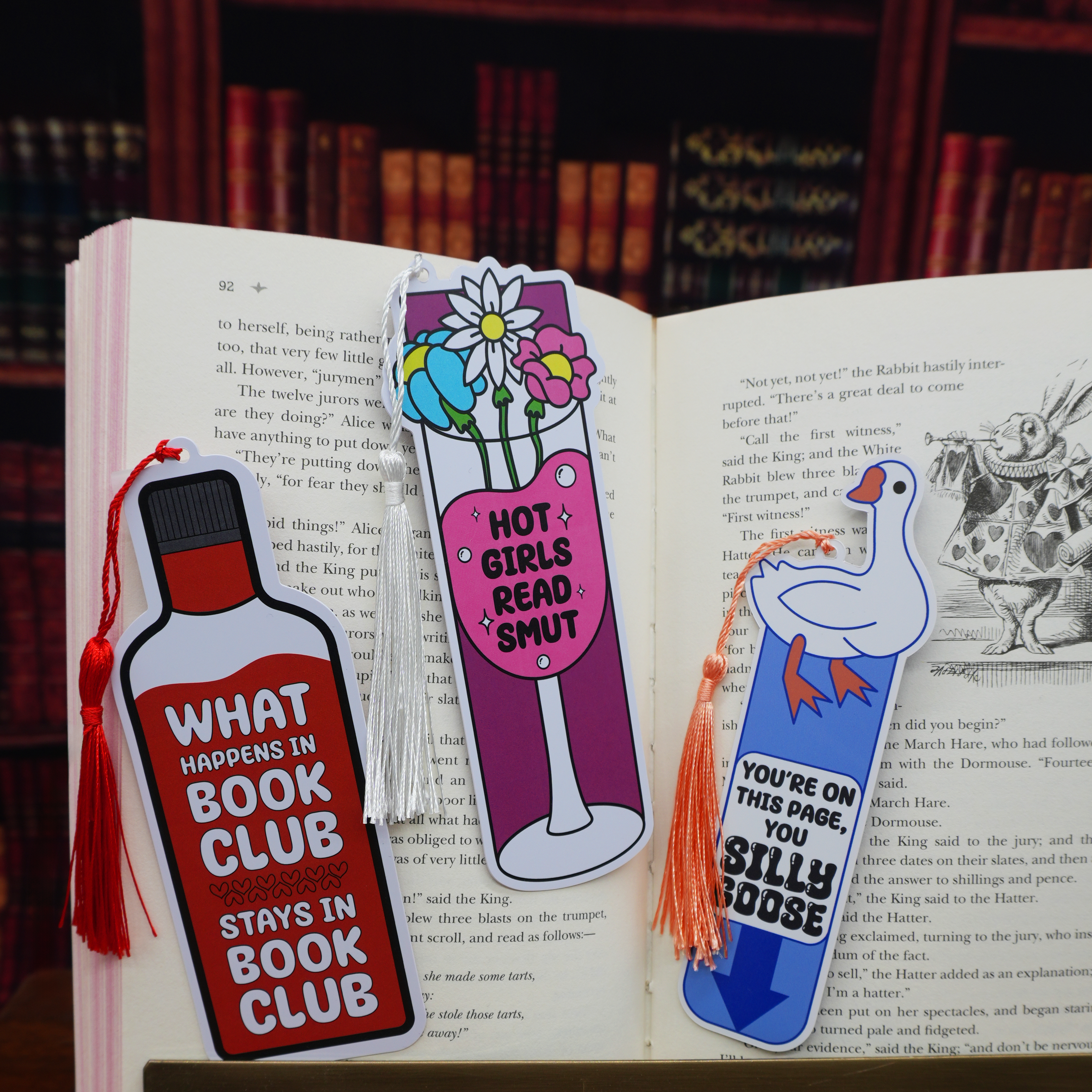 “You’re on This Page, You Silly Goose” Bookmark