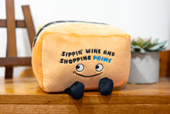 "Sippin' Wine and Shopping Prime" Amazon Box Plush