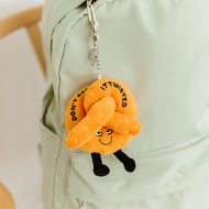 "Don't Get It Twisted" Pretzel Plush bag Charm