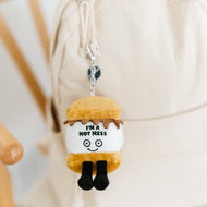 "I'm A Hot Mess" S'More Plush Bag Charm