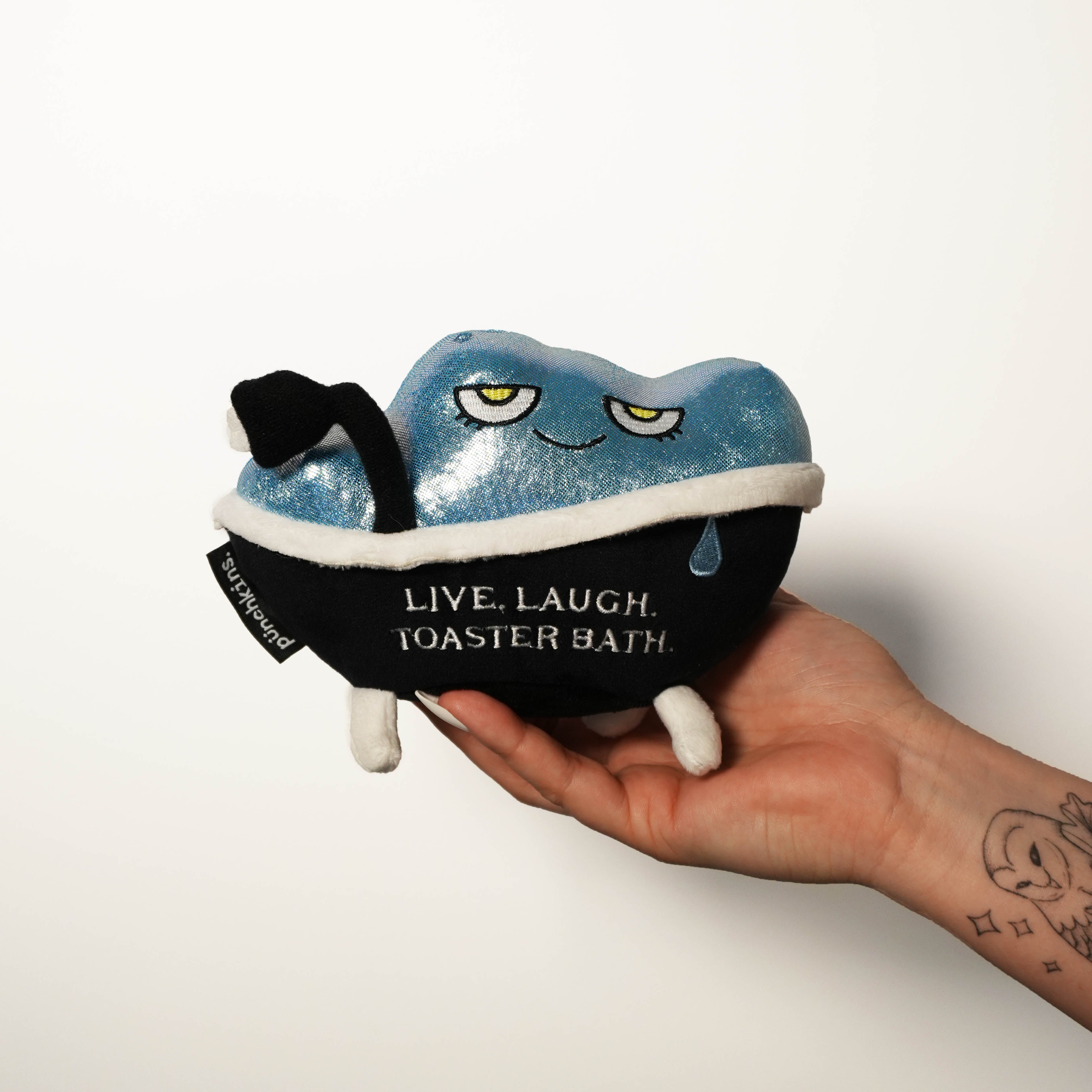 "Live. Laugh. Toaster Bath" Bath Plush