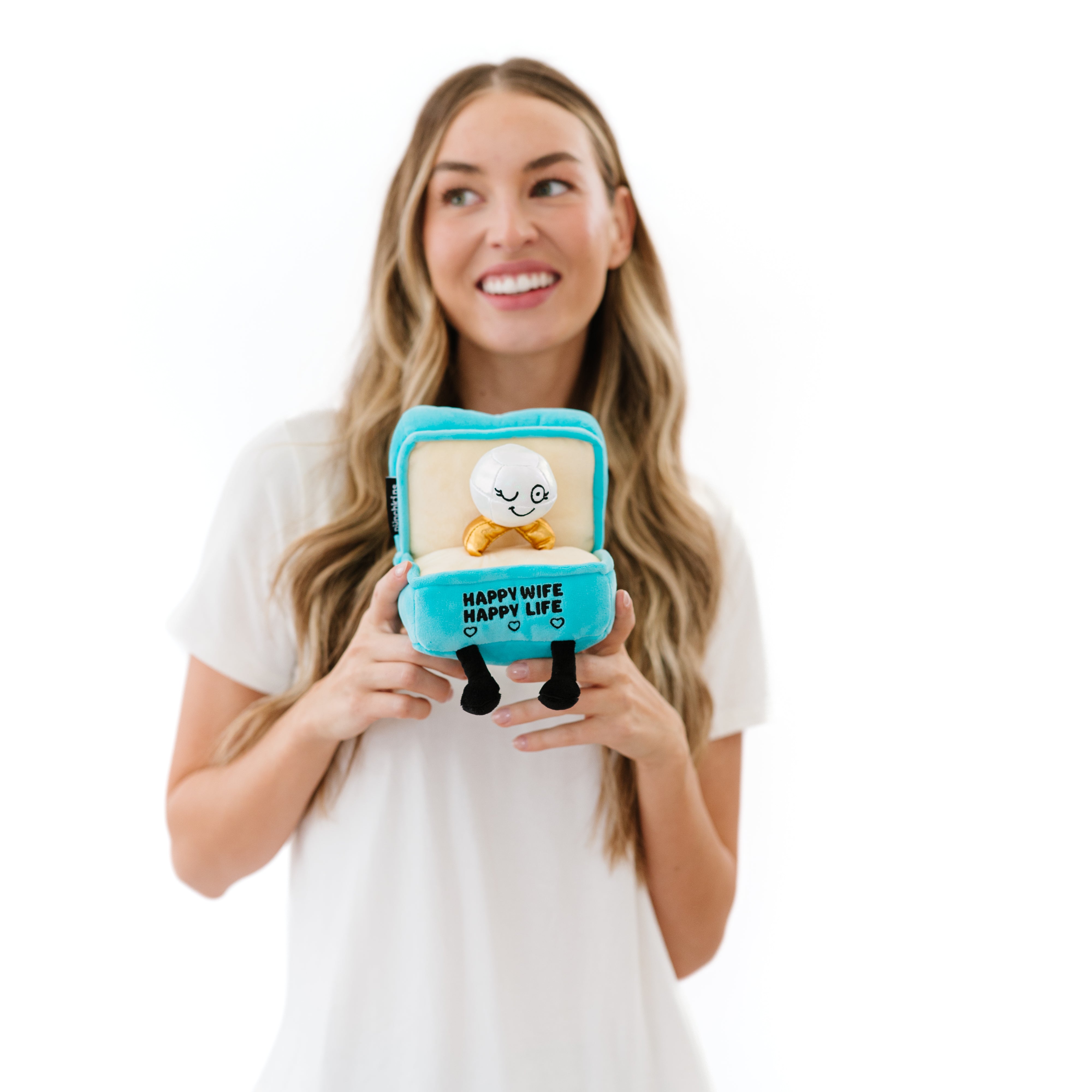 "Happy Wife, Happy Life" Ring Plush