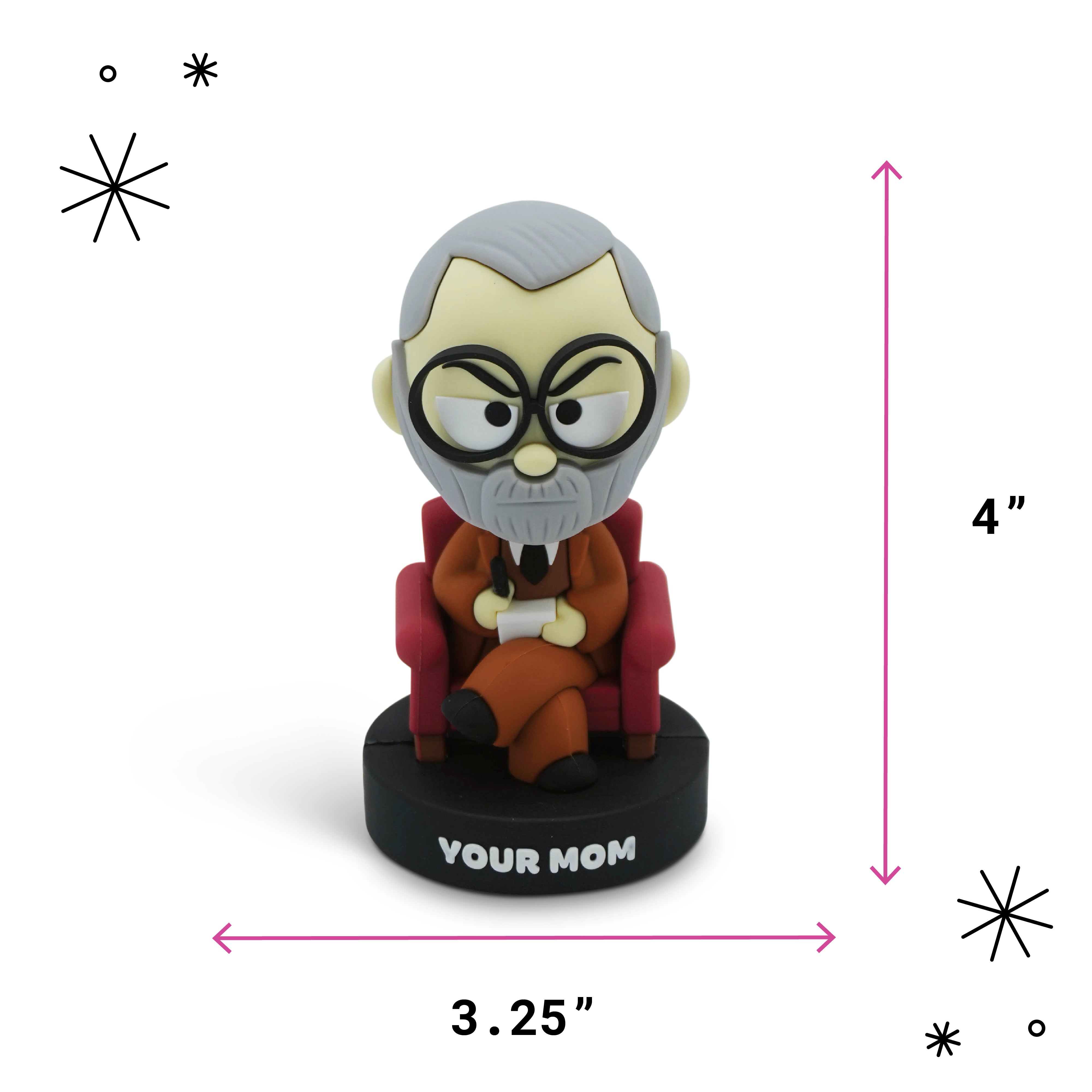 "Your Mom" Freud Mini Therapist Bobblehead