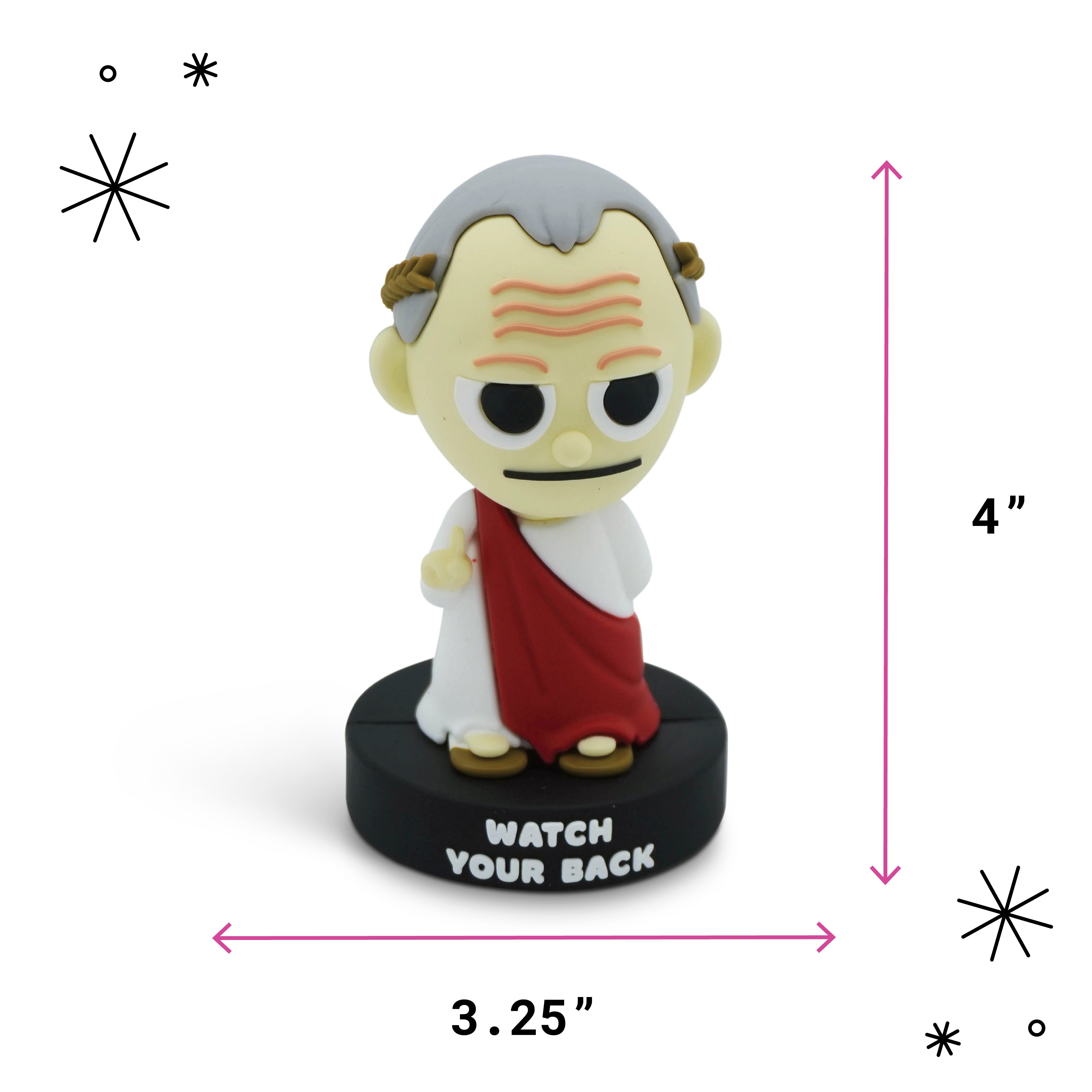 "Watch Your Back" Julius Caesar Bobblehead