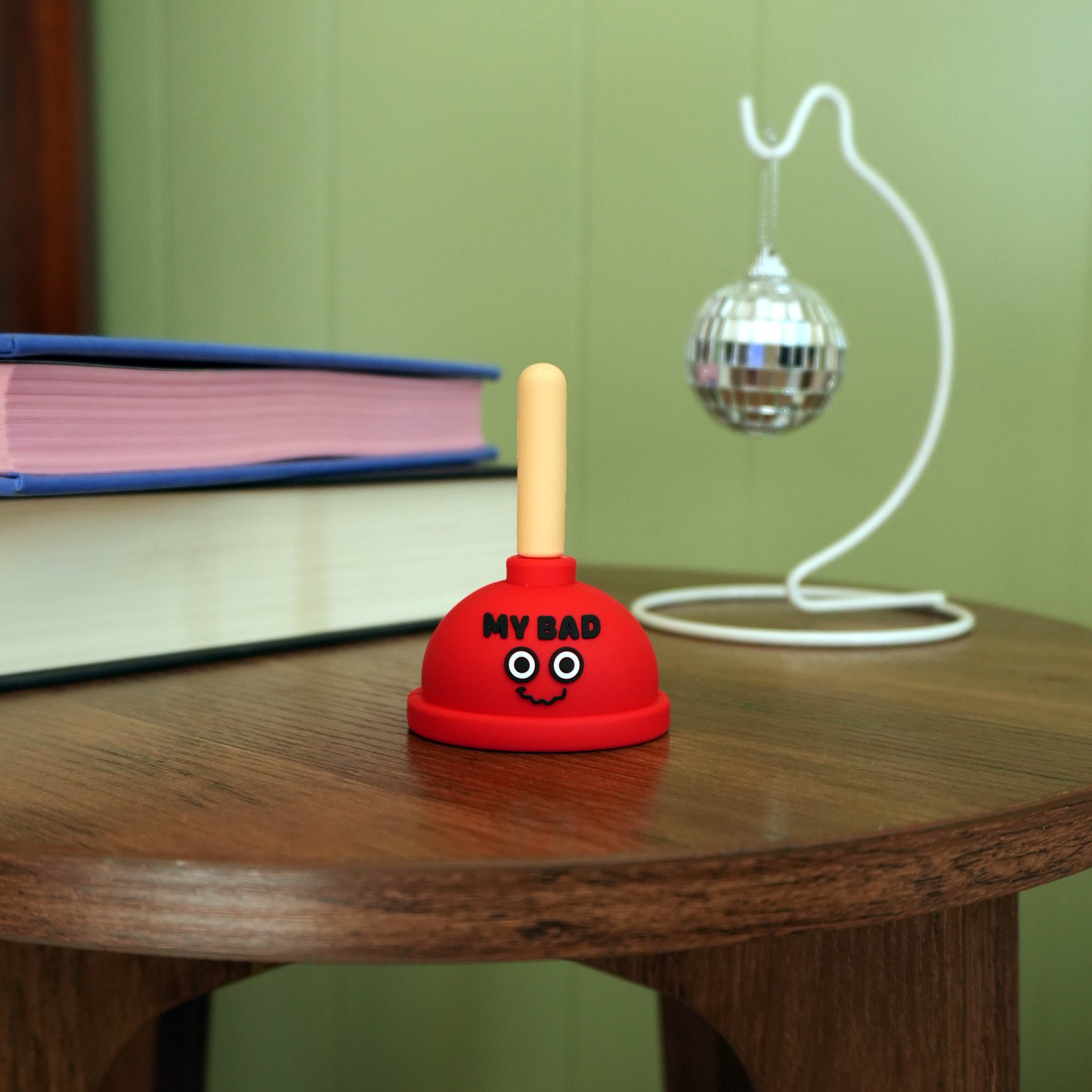 "My Bad" Toilet Plunger Mini Desk Figure