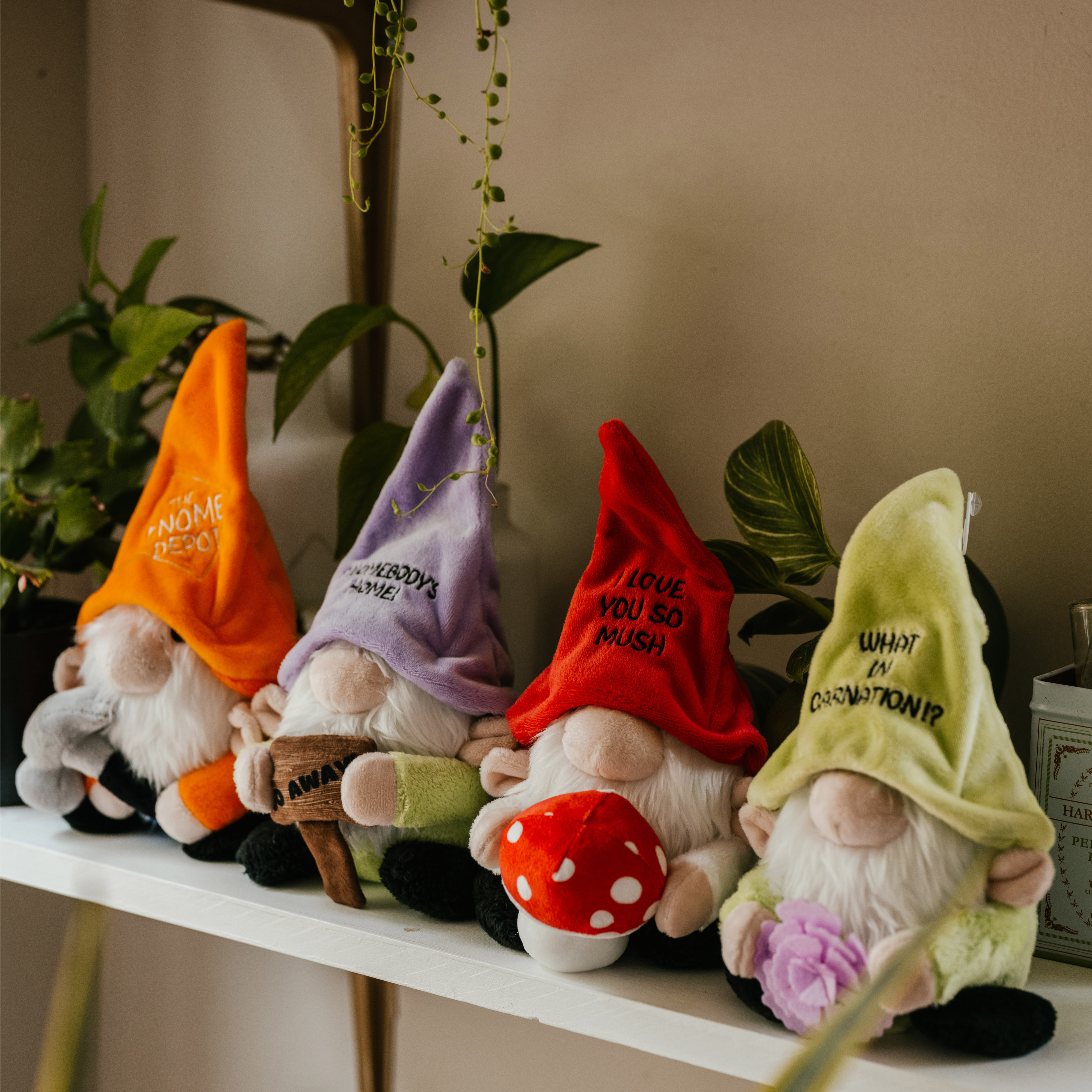 "I Love You So Mush" Plush Gnome