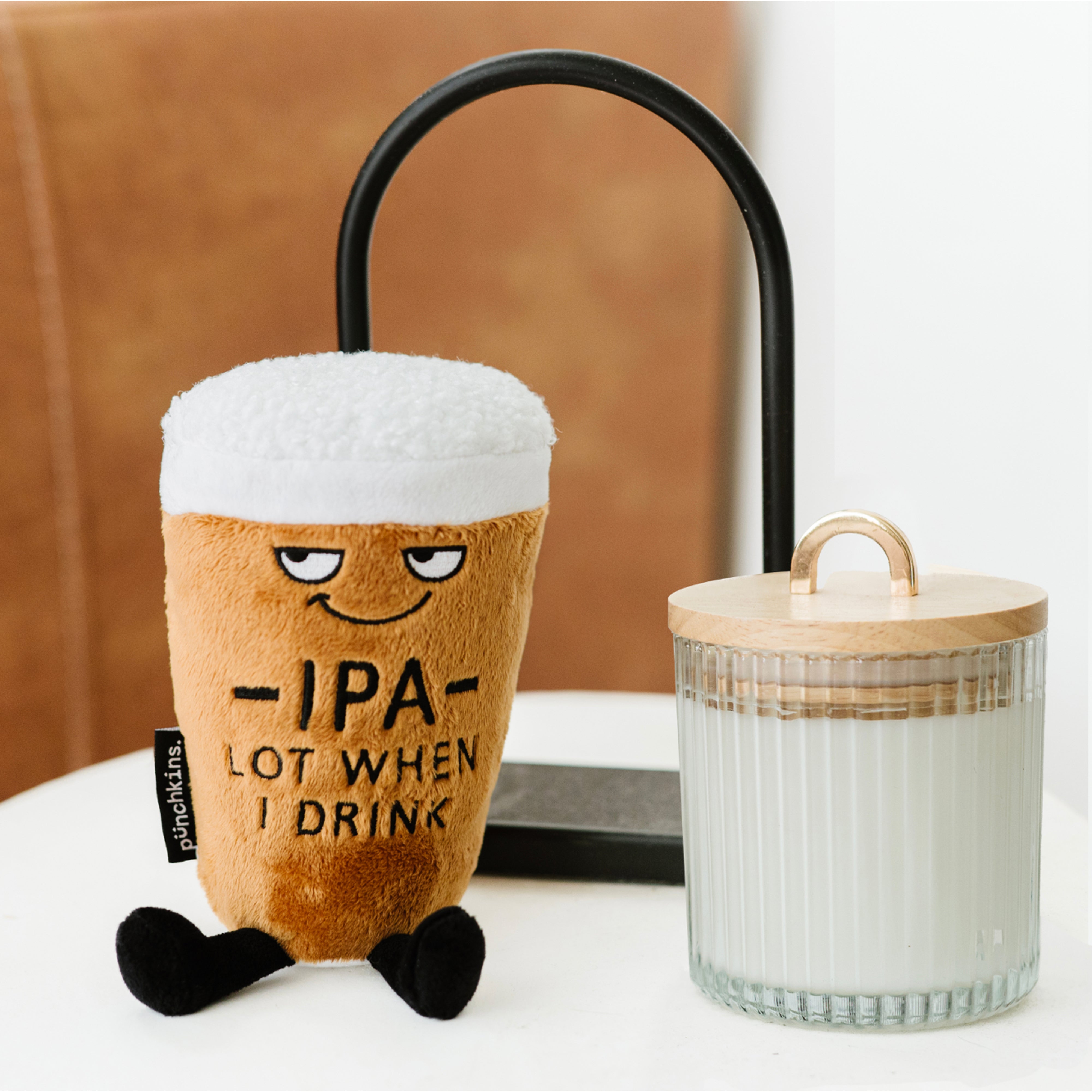 "IPA Lot When I Drink" Pint Glass Plush