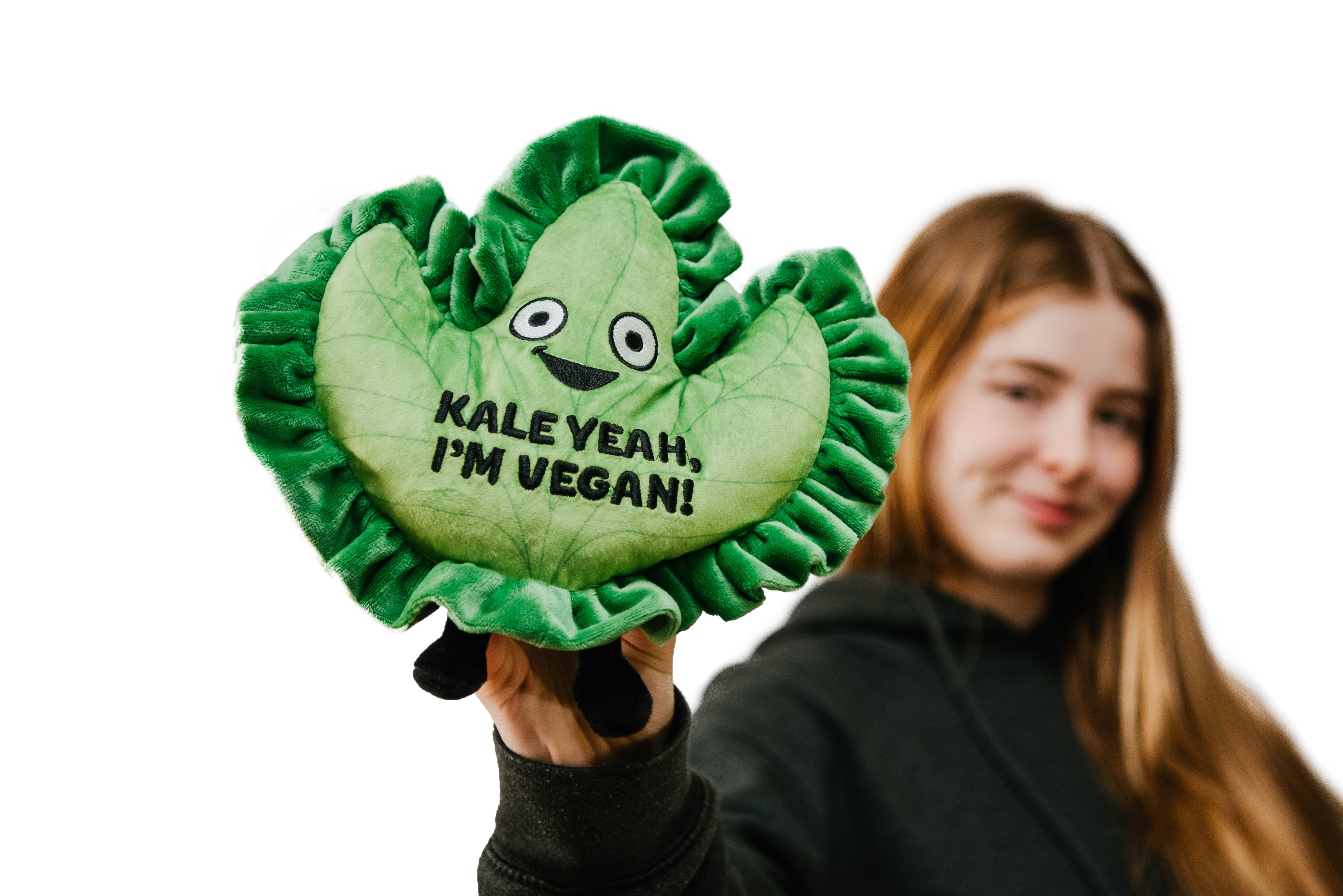 "Kale Yeah, I'm Vegan" Kale Plush