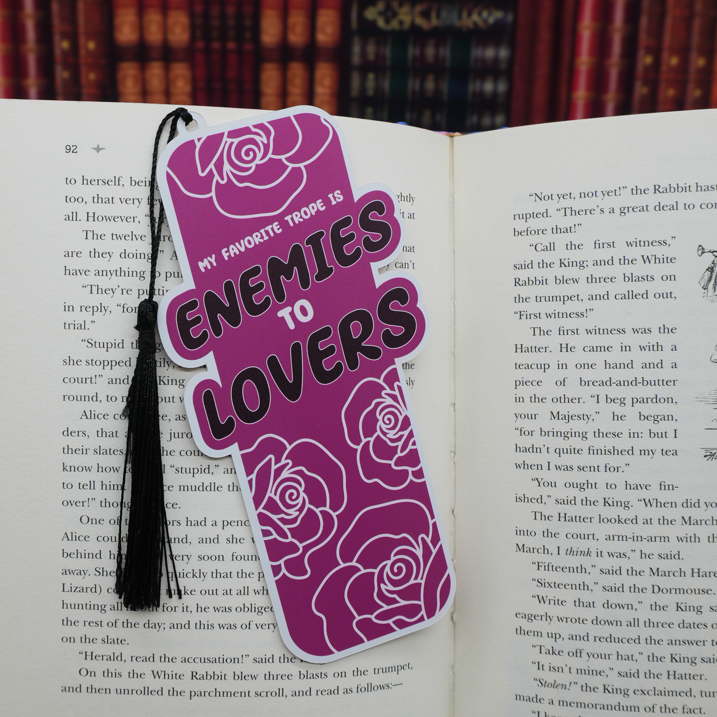 “My Favorite Trope is Enemies to Lovers” Bookmark