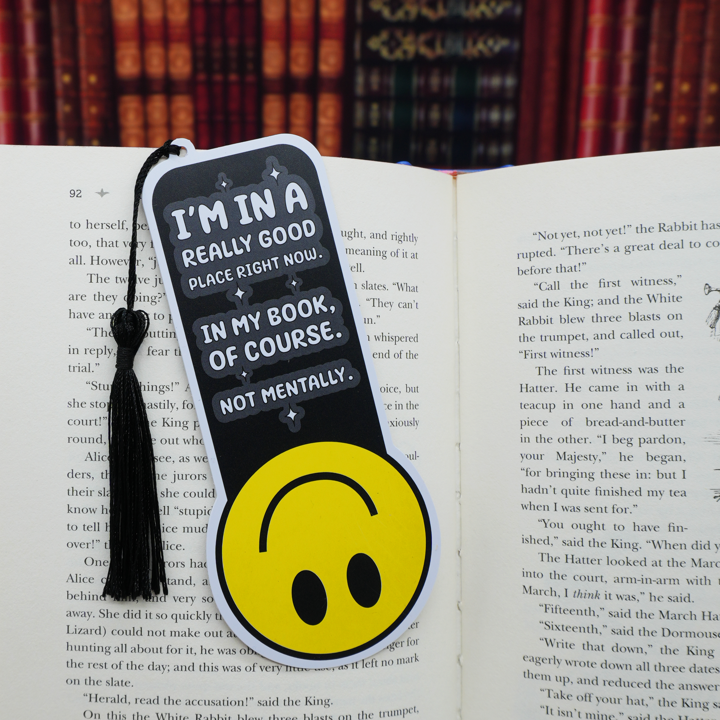 “I’m in a Really Good Place Right Now. In My Book, Of Course. Not Mentally” Bookmark