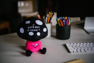 "Cute but Toxic" Mushroom Plush