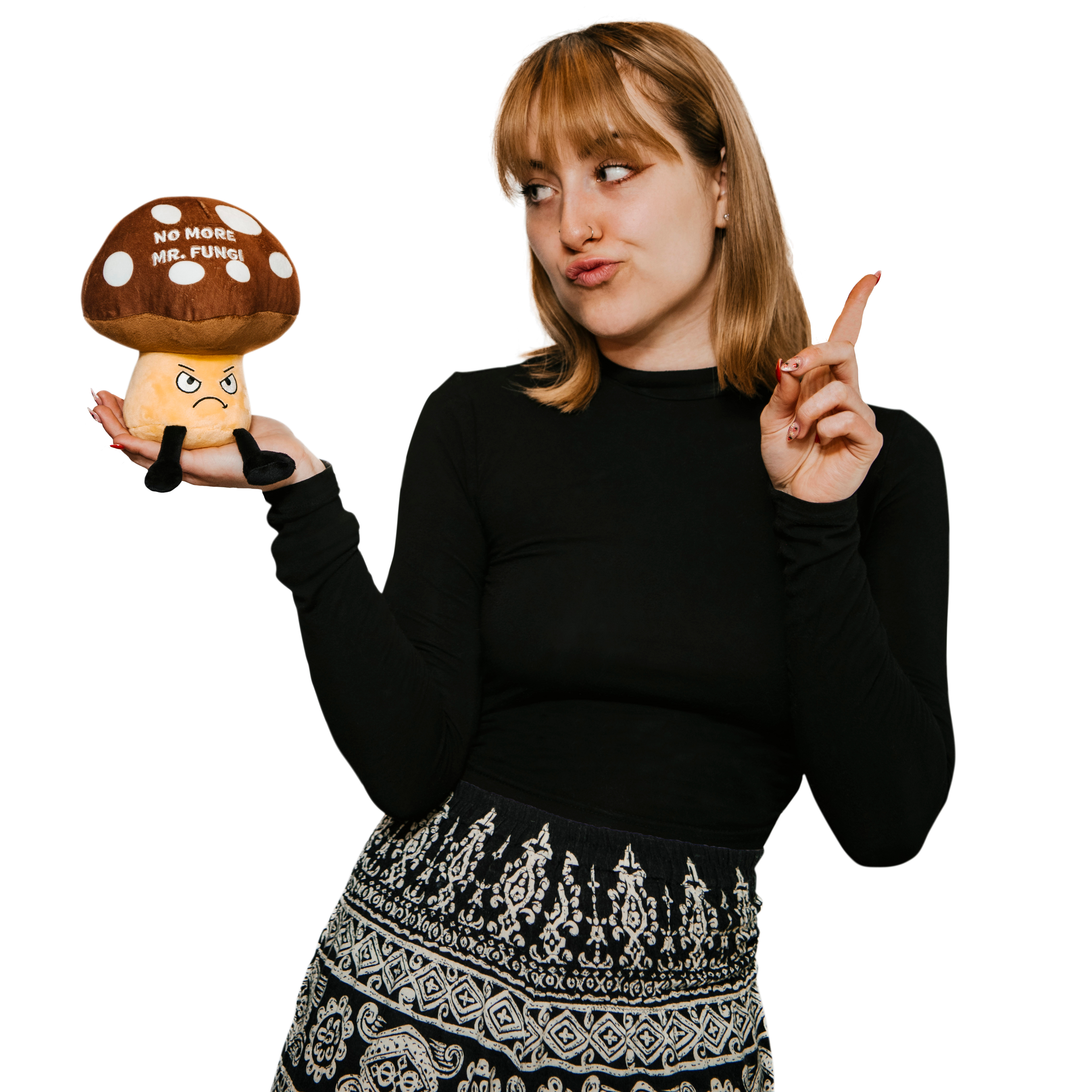 "No More Mr. Fungi" Mushroom Plush