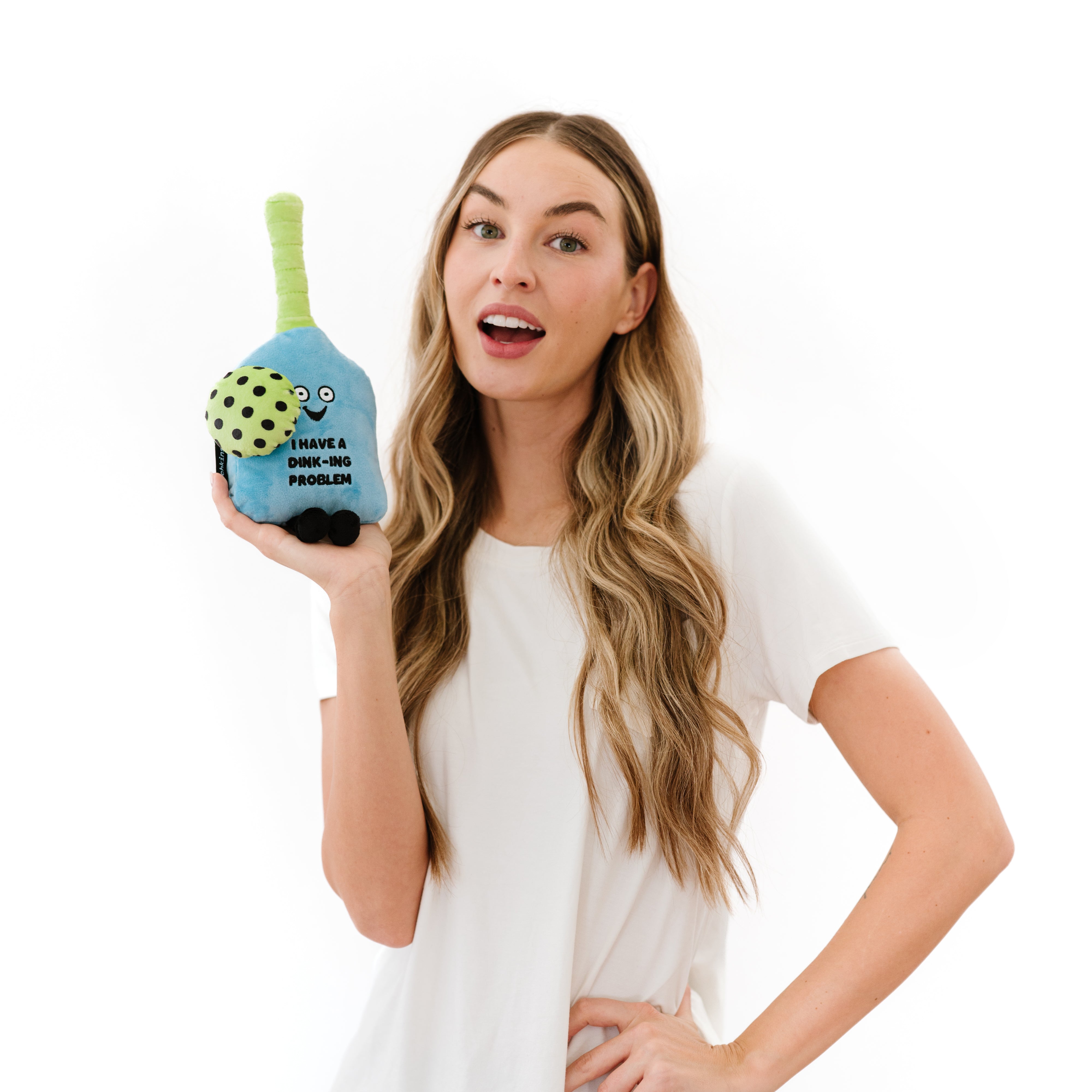 "I Have A Dink-ing Problem" Pickleball Paddle Plush