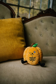 "Trick or Treat Yo'self" Pumpkin Plush