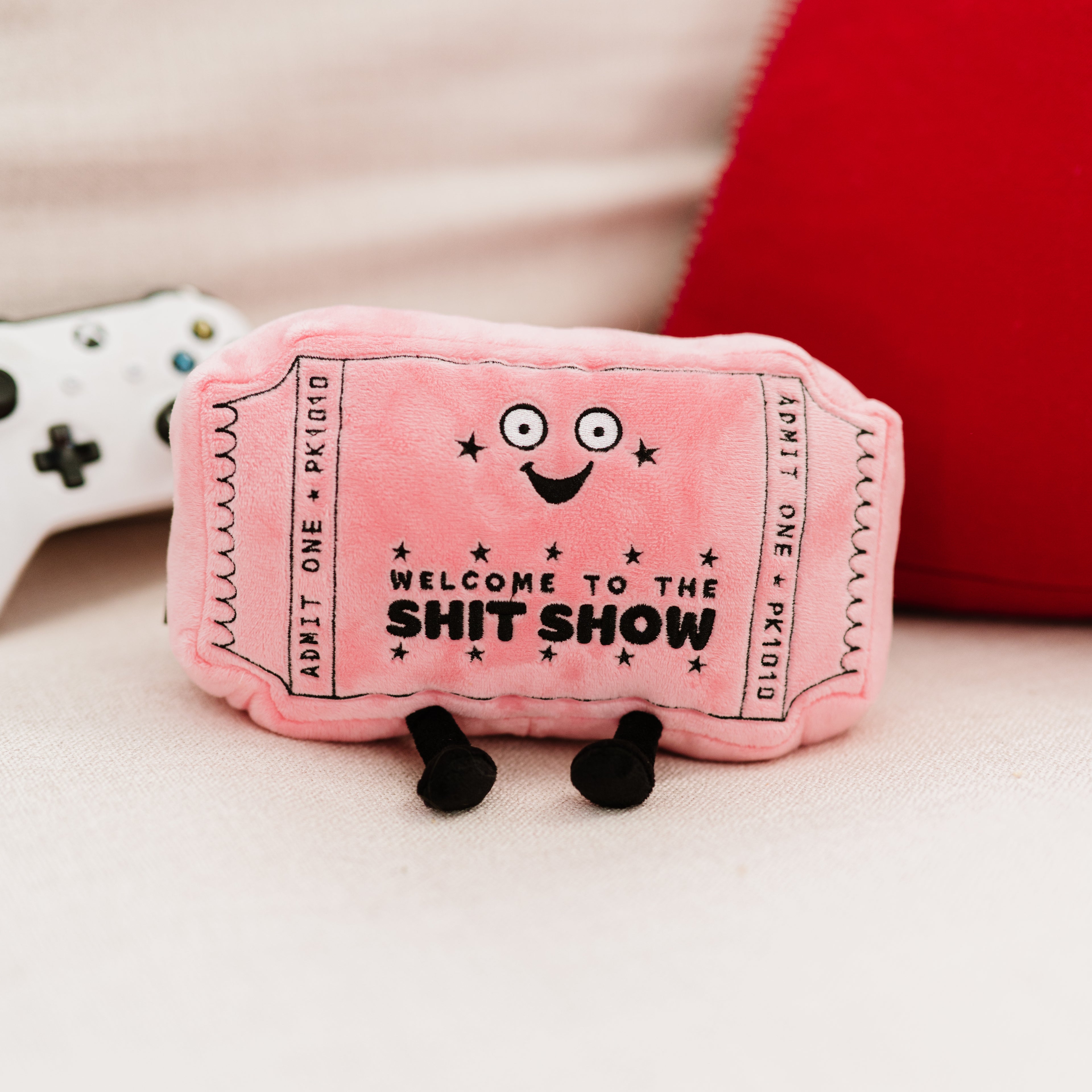 &quot;Welcome to the Shit Show&quot; Ticket Plush