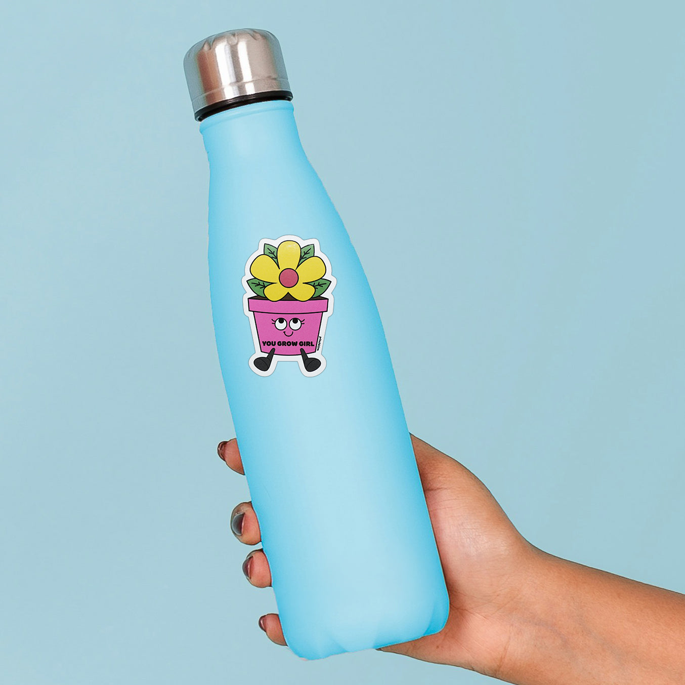"You Grow Girl" Flower Vinyl Sticker