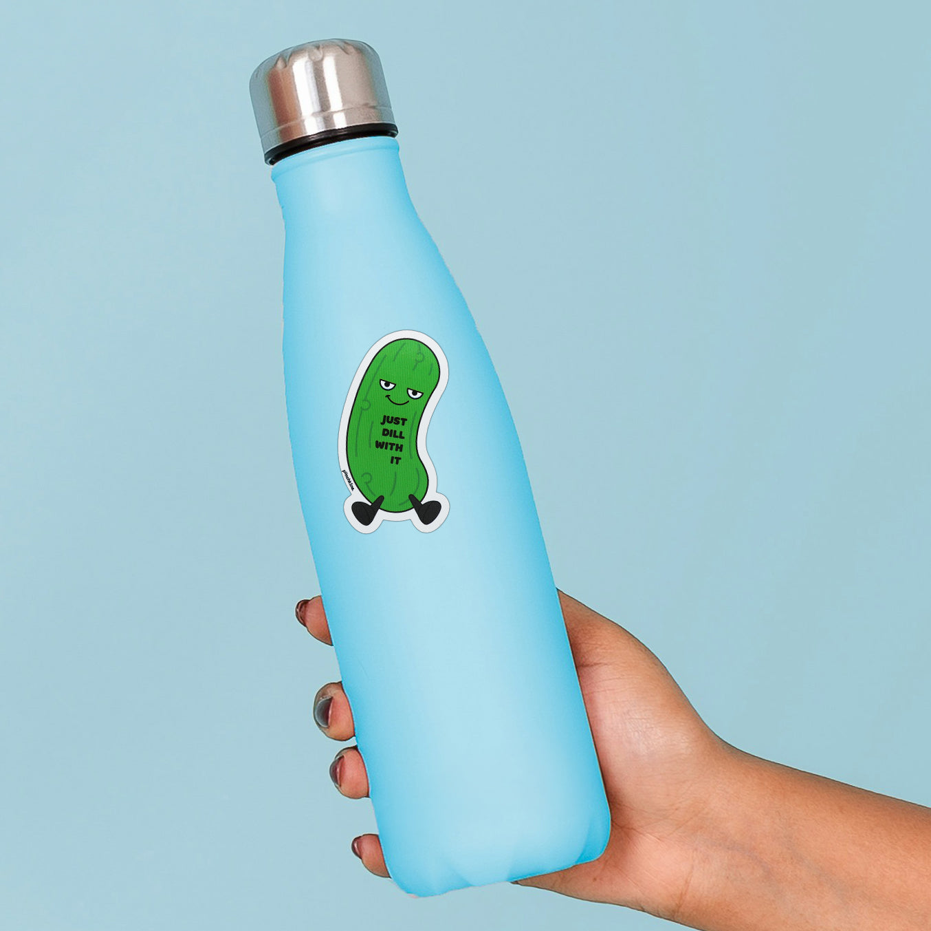 "Just Dill With It" Pickle Vinyl Sticker