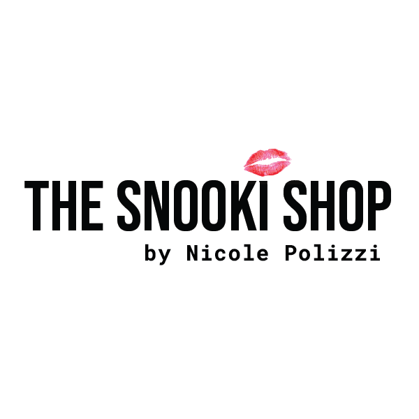 Logo of The Snooki Shop by Nicole Polizzi on a white background