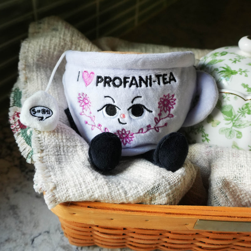 “I Love Profani-tea” Teacup Plush