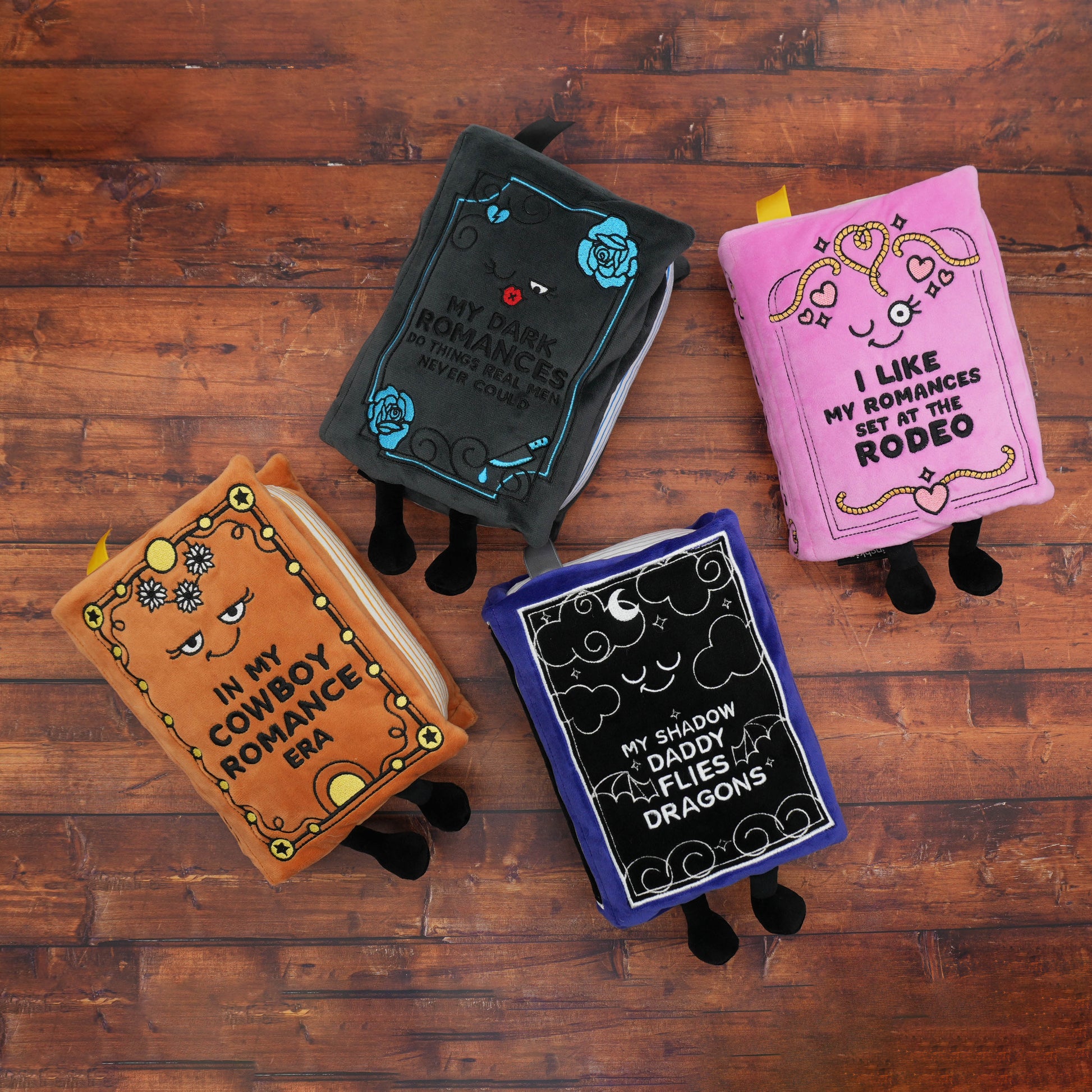 “I Like My Romances Set at the Rodeo” Book Plush