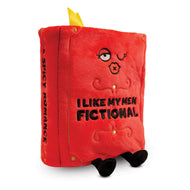 "I Like My Men Fictional" Book Plush
