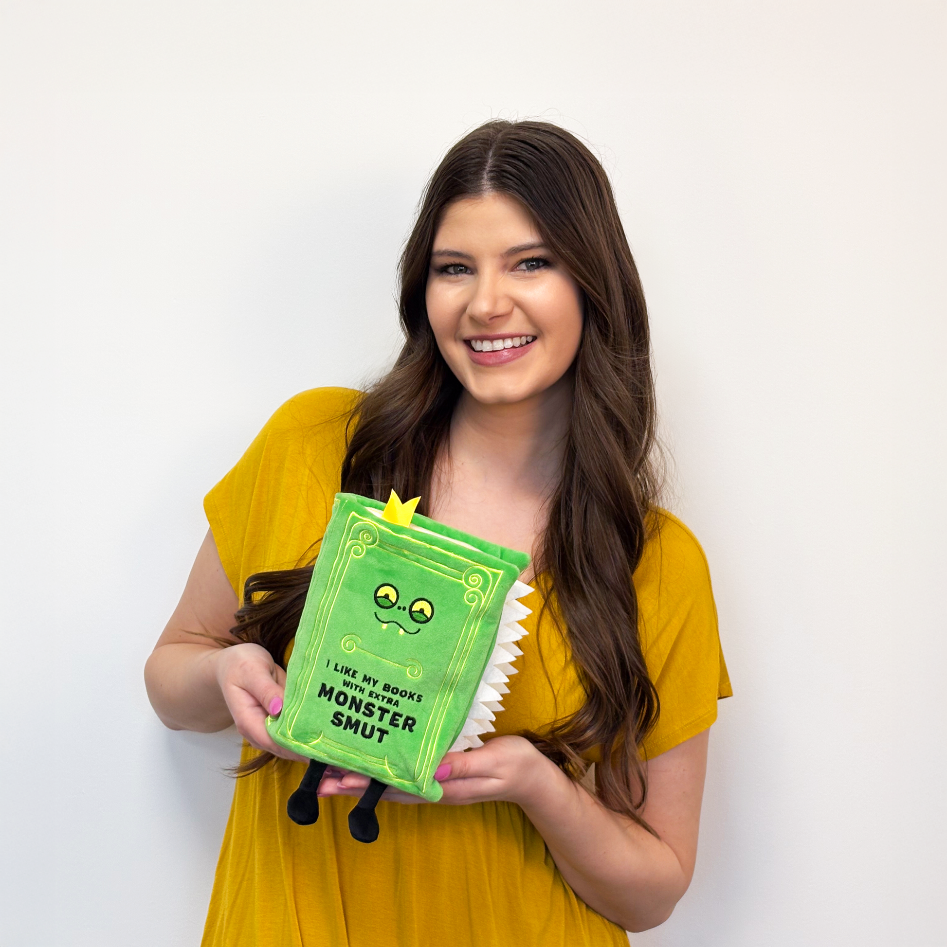 "I Like My Books With Extra Monster Smut" Book Plush