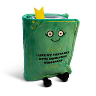 "I Like My Fantasies With Impressive Wingspans" Book Plush