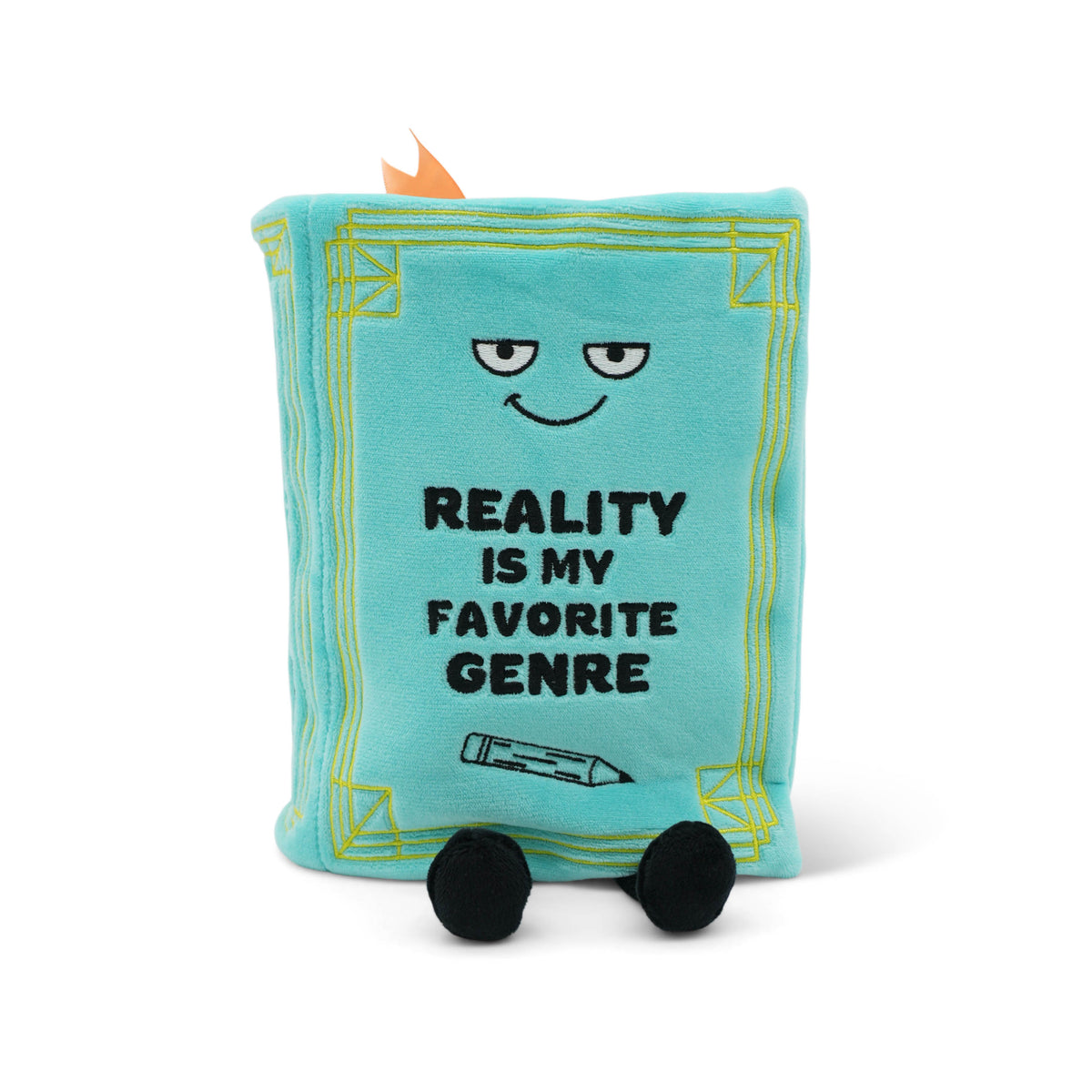 “Reality is My Favorite Genre” Non-Fiction Book Plush”