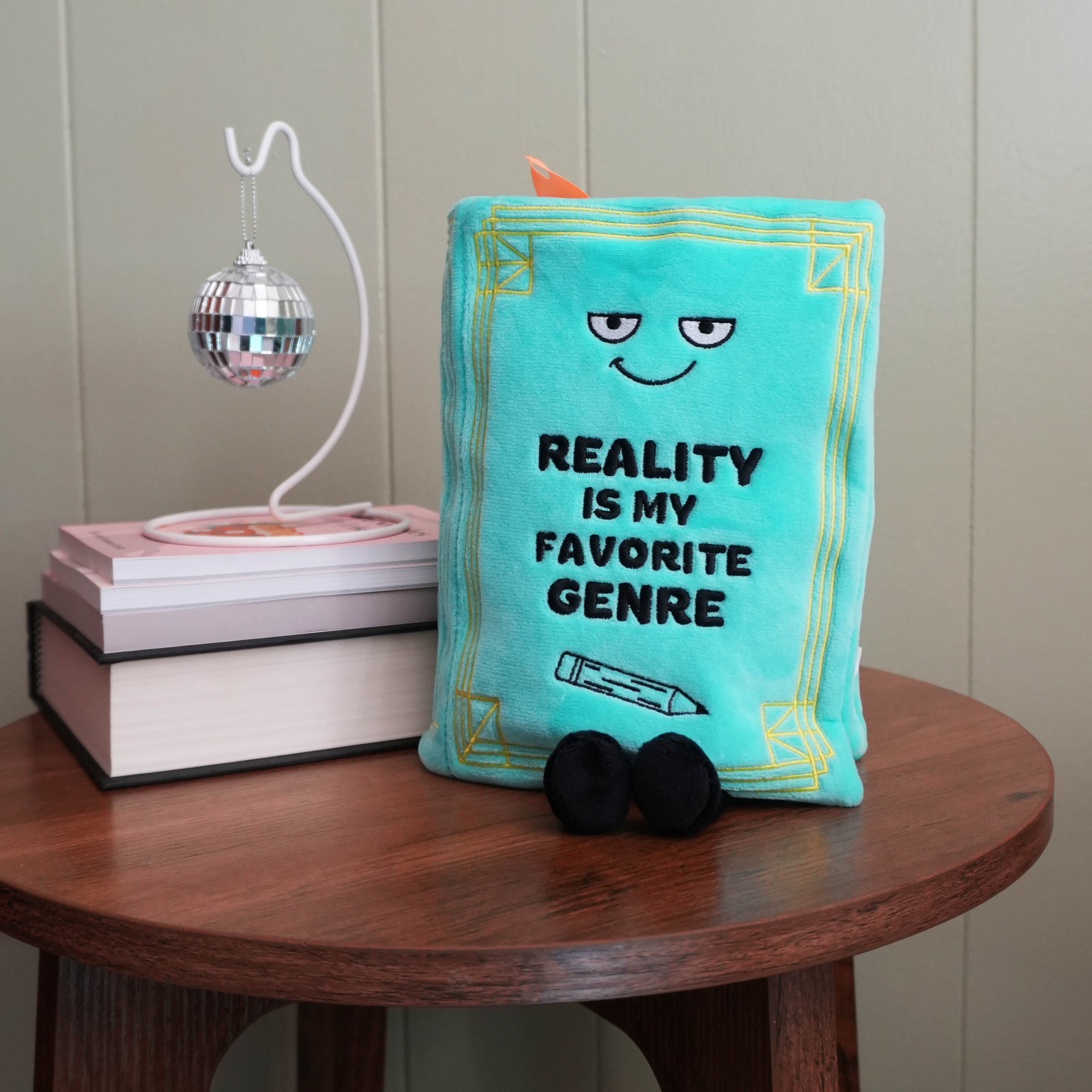 “Reality is My Favorite Genre” Non-Fiction Book Plush”