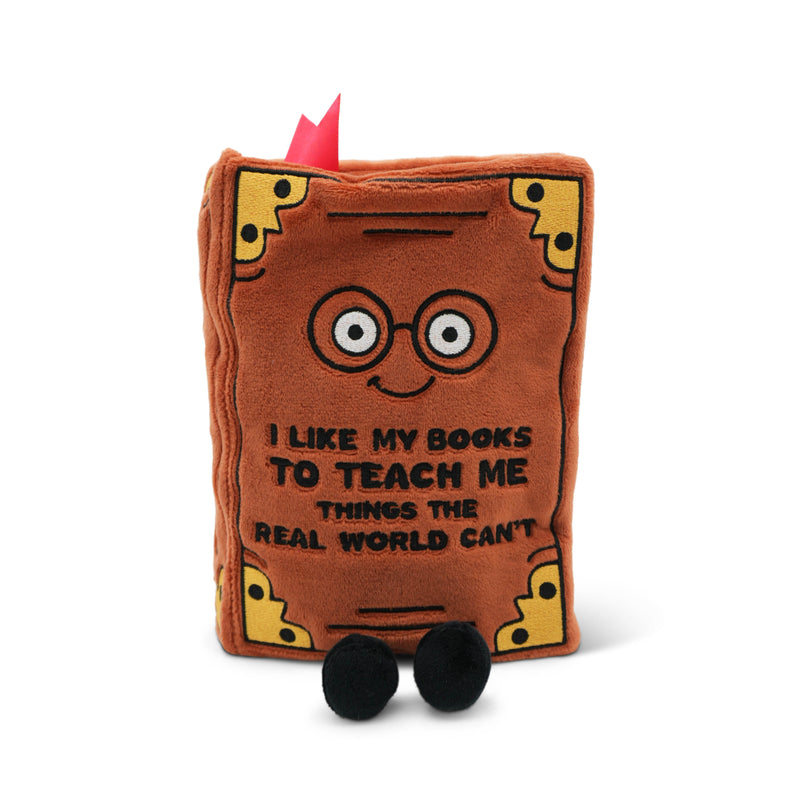 “I Like My Books to Teach Me Things the Real World Can’t” Non-fiction Book Plush