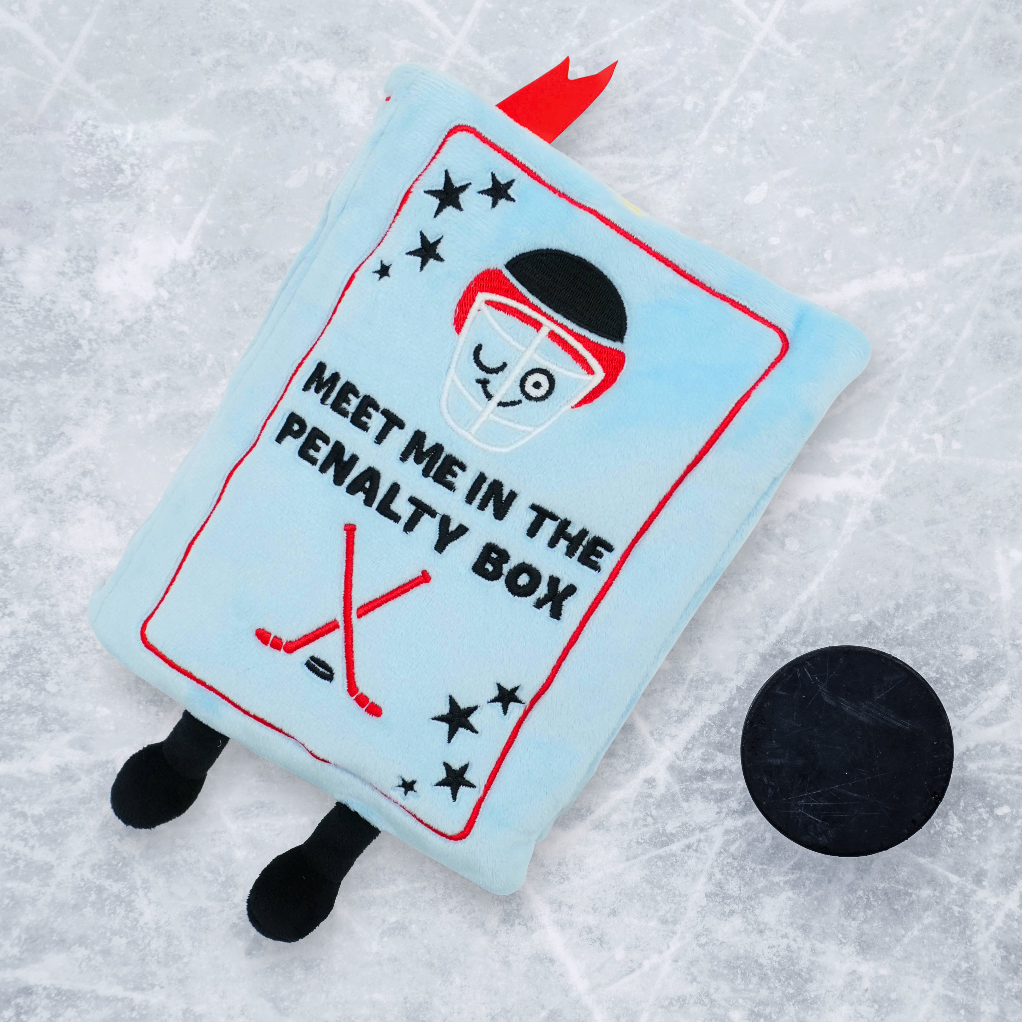 "Meet Me in the Penalty Box" Hockey Book Plush