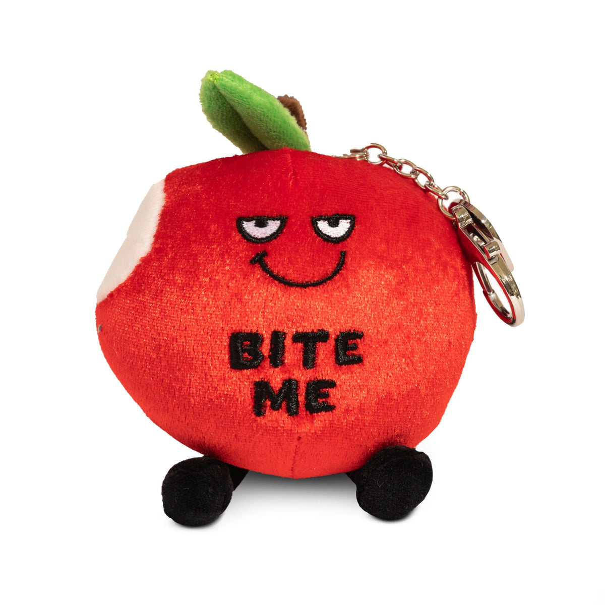"Bite Me" Apple Plush Bag Charm