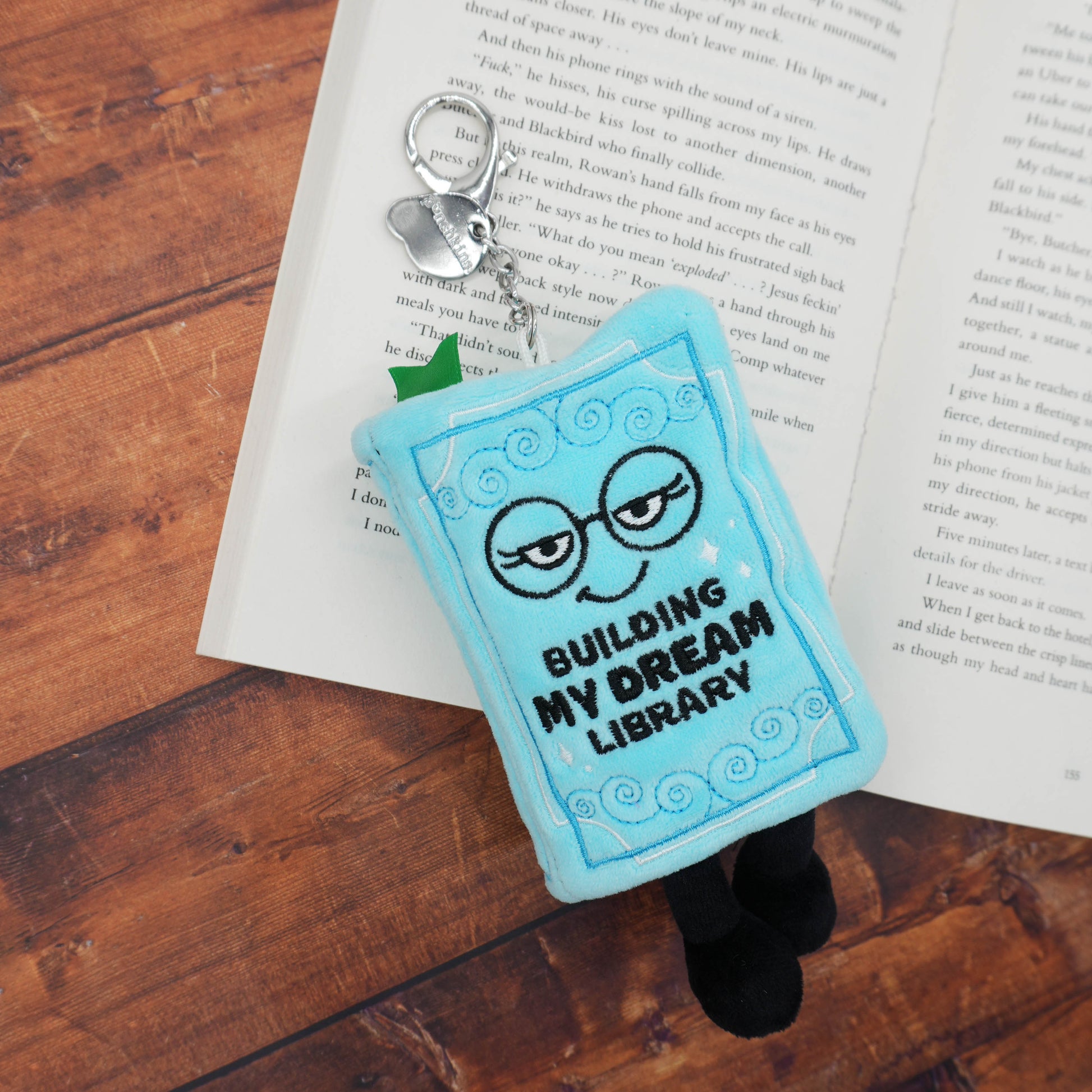 “Building My Dream Library” Book Bag Charm