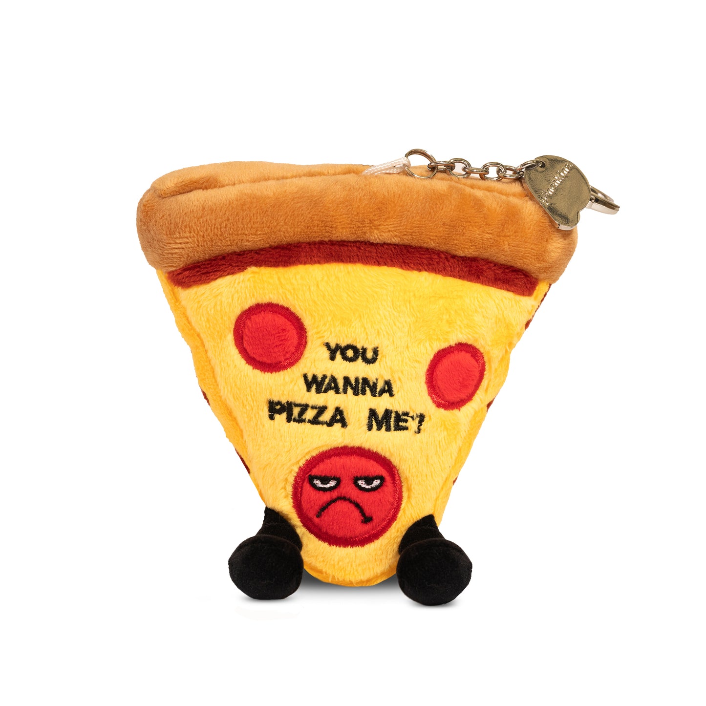 "You Wanna Pizza Me" Pizza Plush Bag Charm