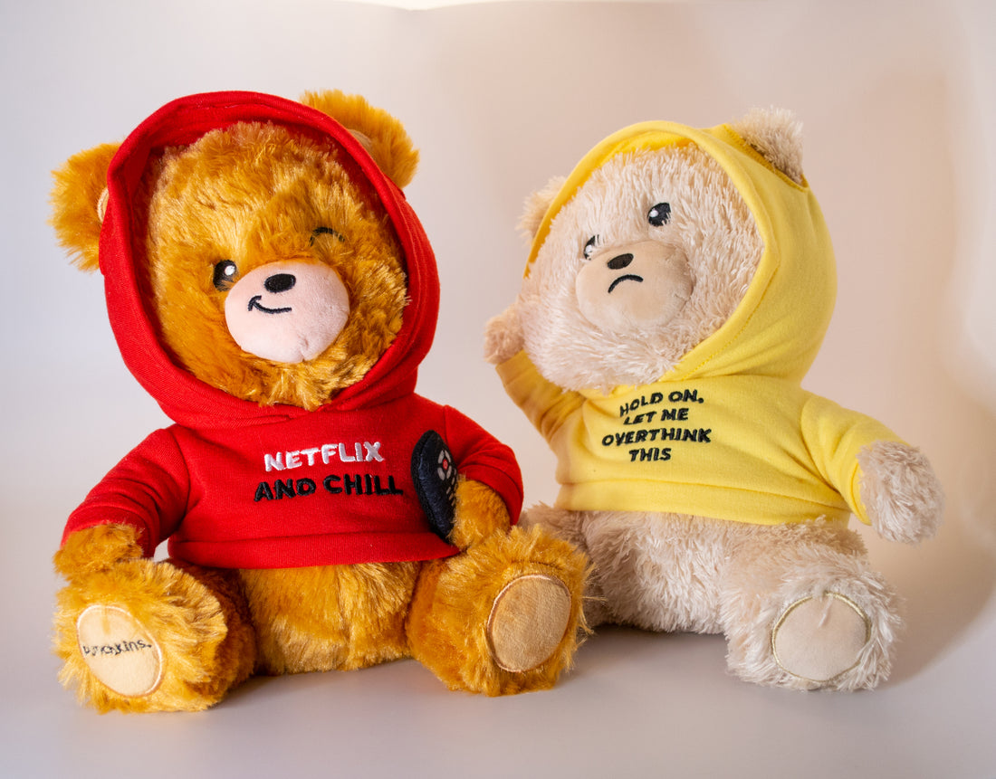 &quot;Netflix and Chill&quot; Teddy Bear Plushie