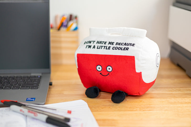 "Don't Hate Me Because I'm A Little Cooler" Picnic Cooler Plush