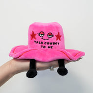 “Talk Cowboy to Me” Cowgirl Hat Plush