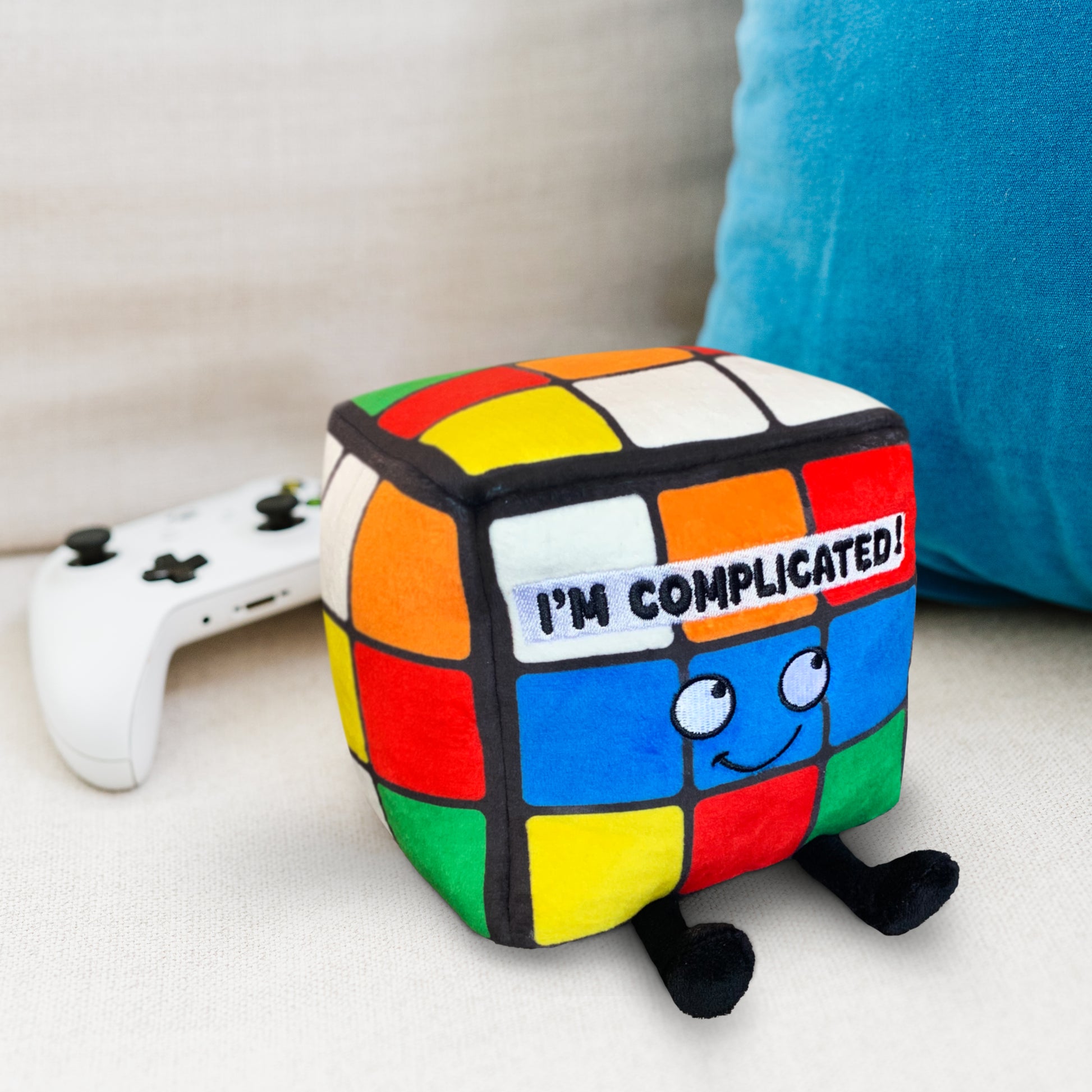 "I'm Complicated" Plush Puzzle Cube