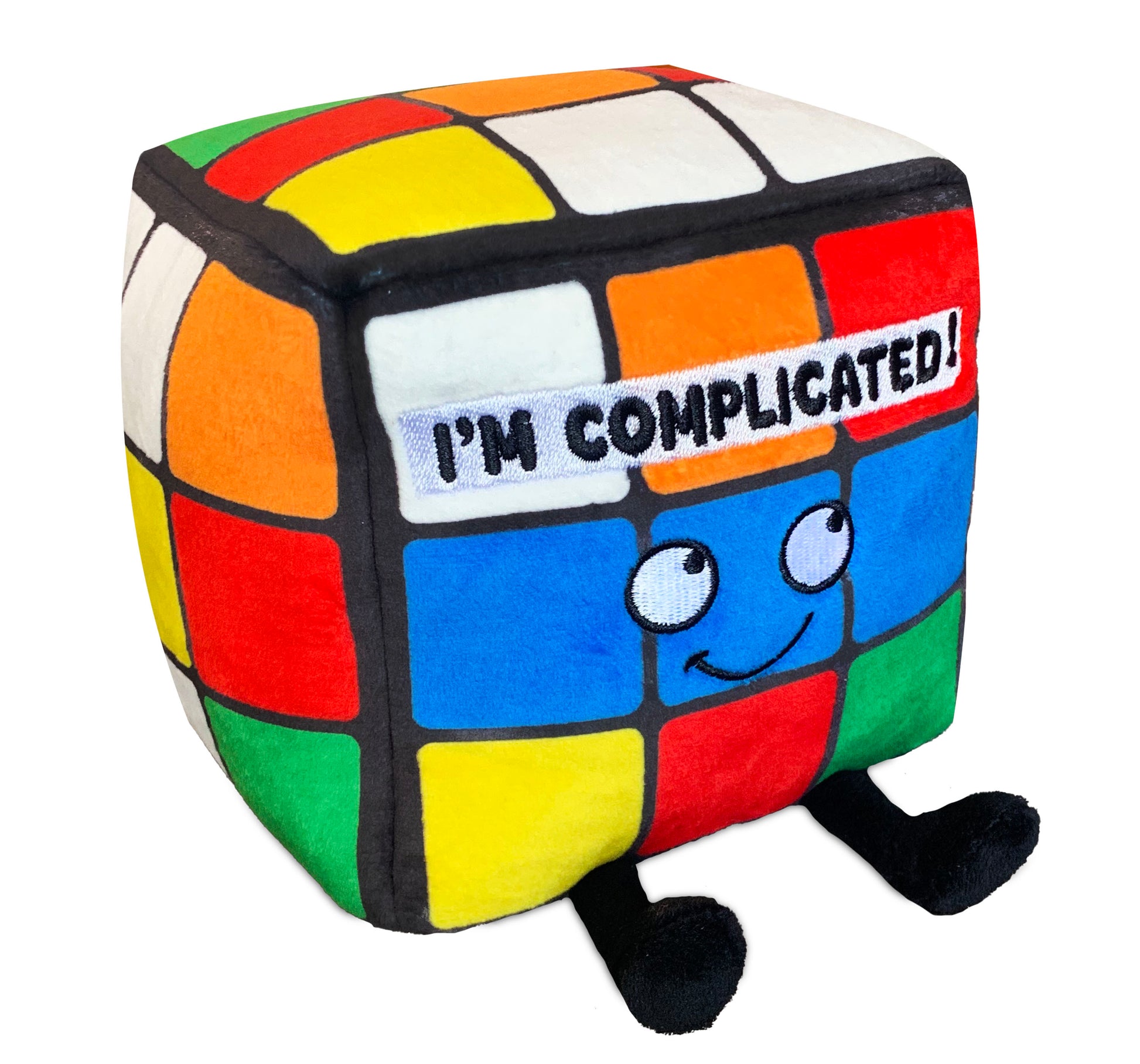 "I'm Complicated" Plush Puzzle Cube