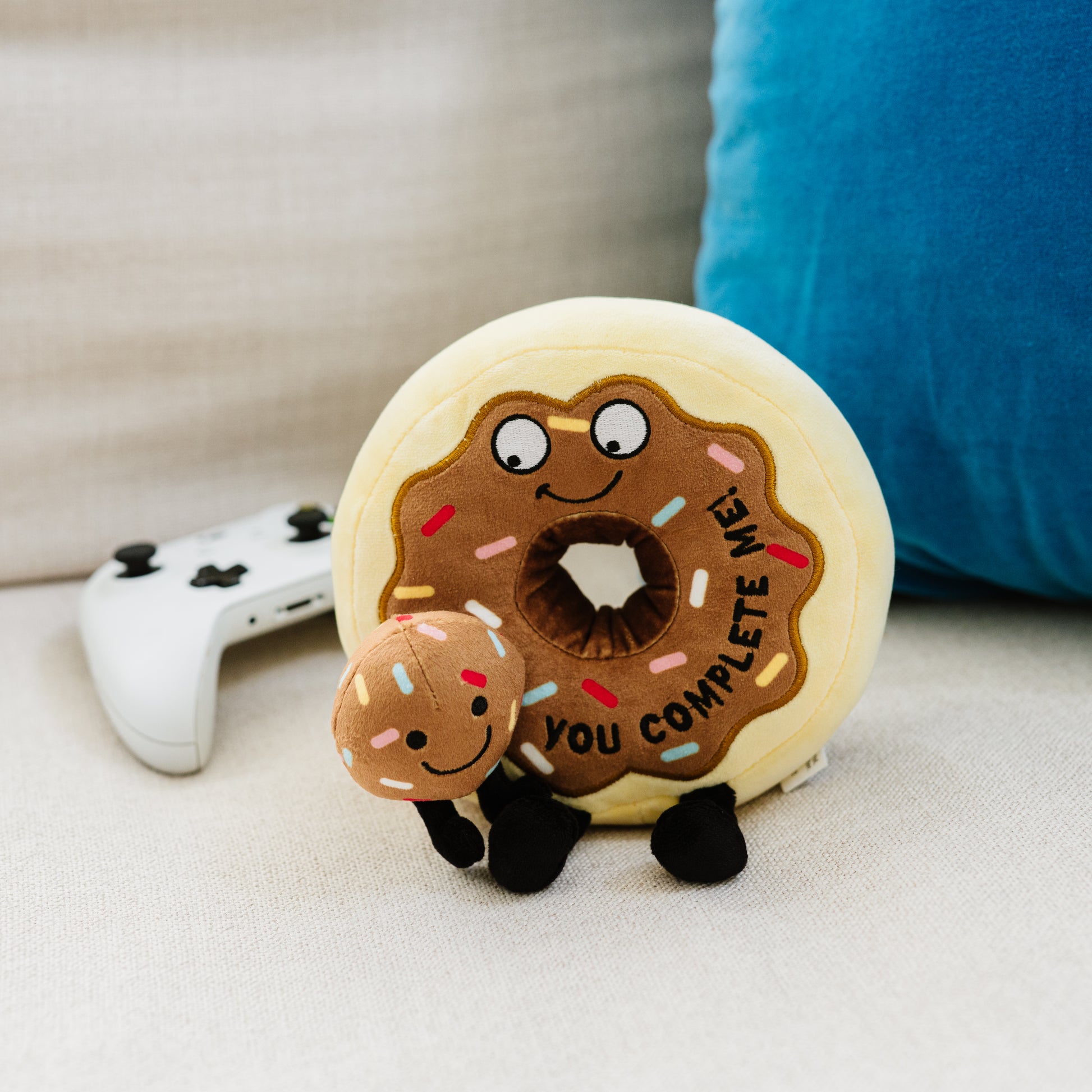 "You Complete Me" Plush Donut