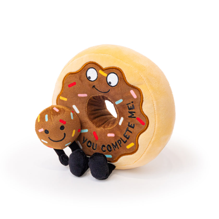 "You Complete Me" Plush Donut