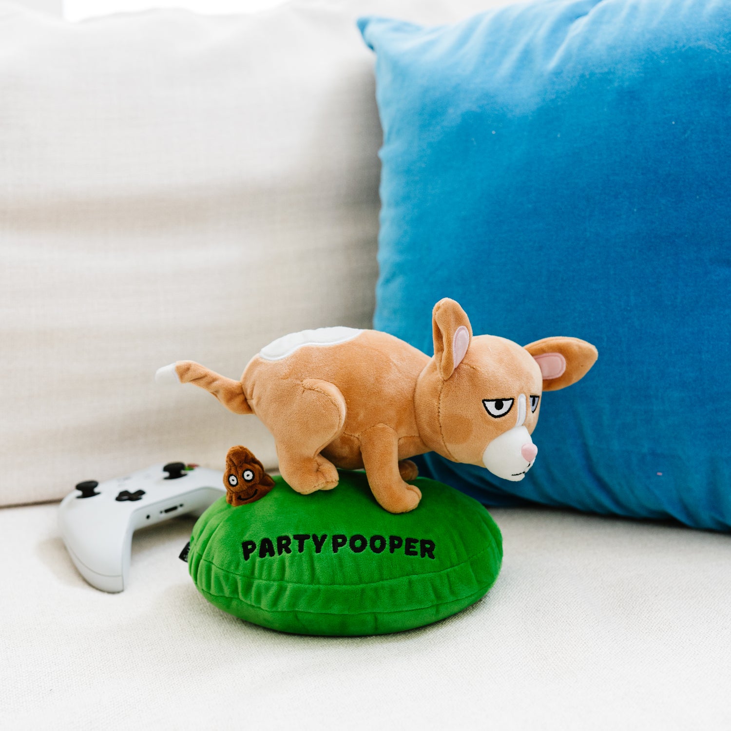 &quot;Party Pooper&quot; Pooping Dog Plushie