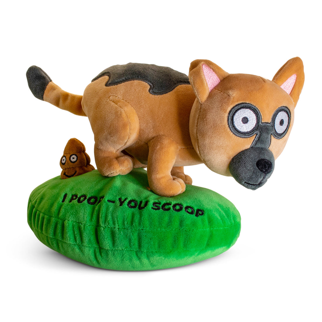 &quot;I Poop, You Scoop&quot; Pooping Dog Plushie