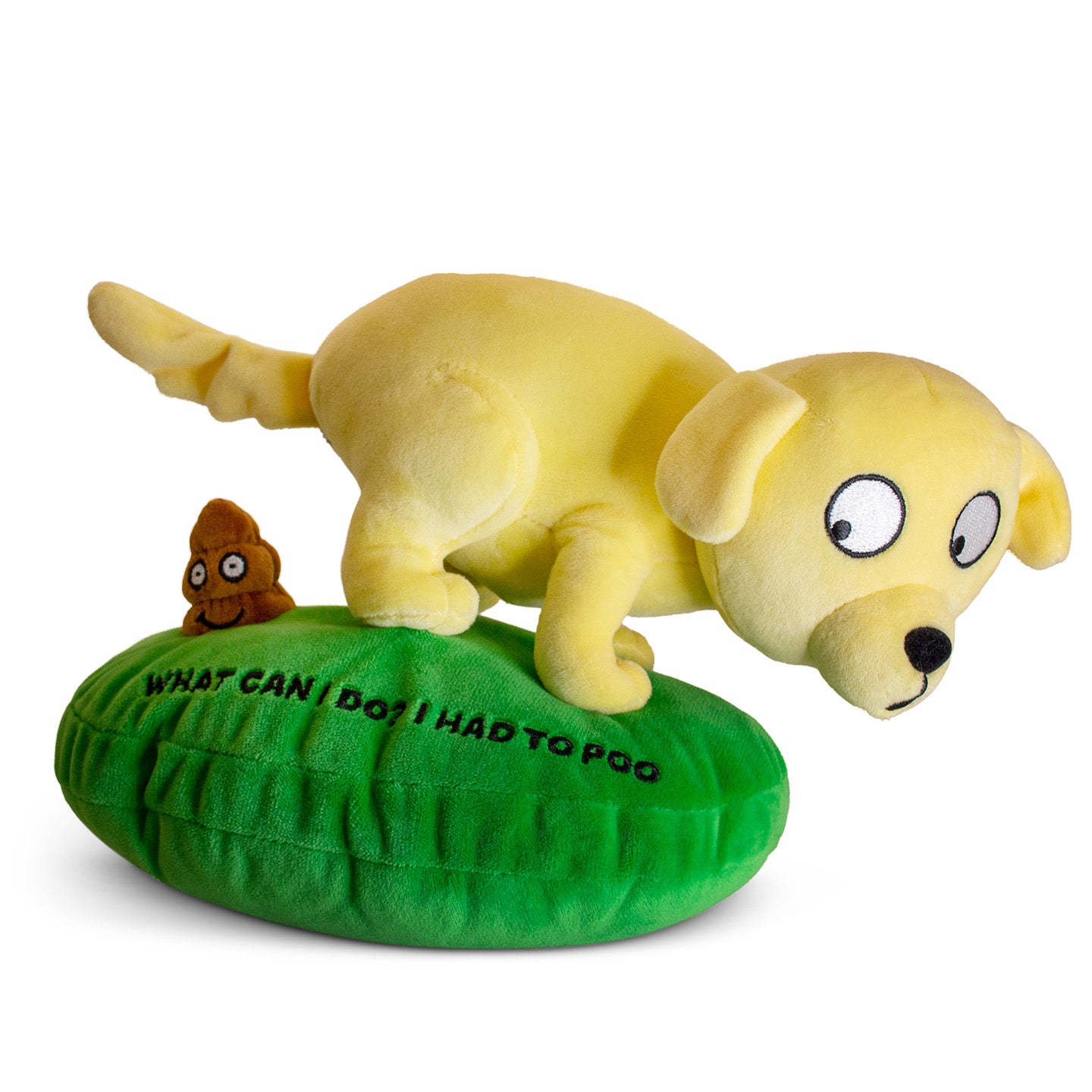 &quot;What Can I Do? I Had to Poo&quot; Pooping Dog Plushie