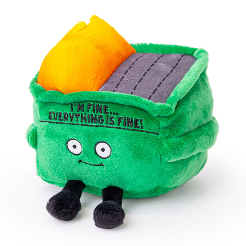 "I'm Fine...Everything is Fine" Dumpster Fire Plush