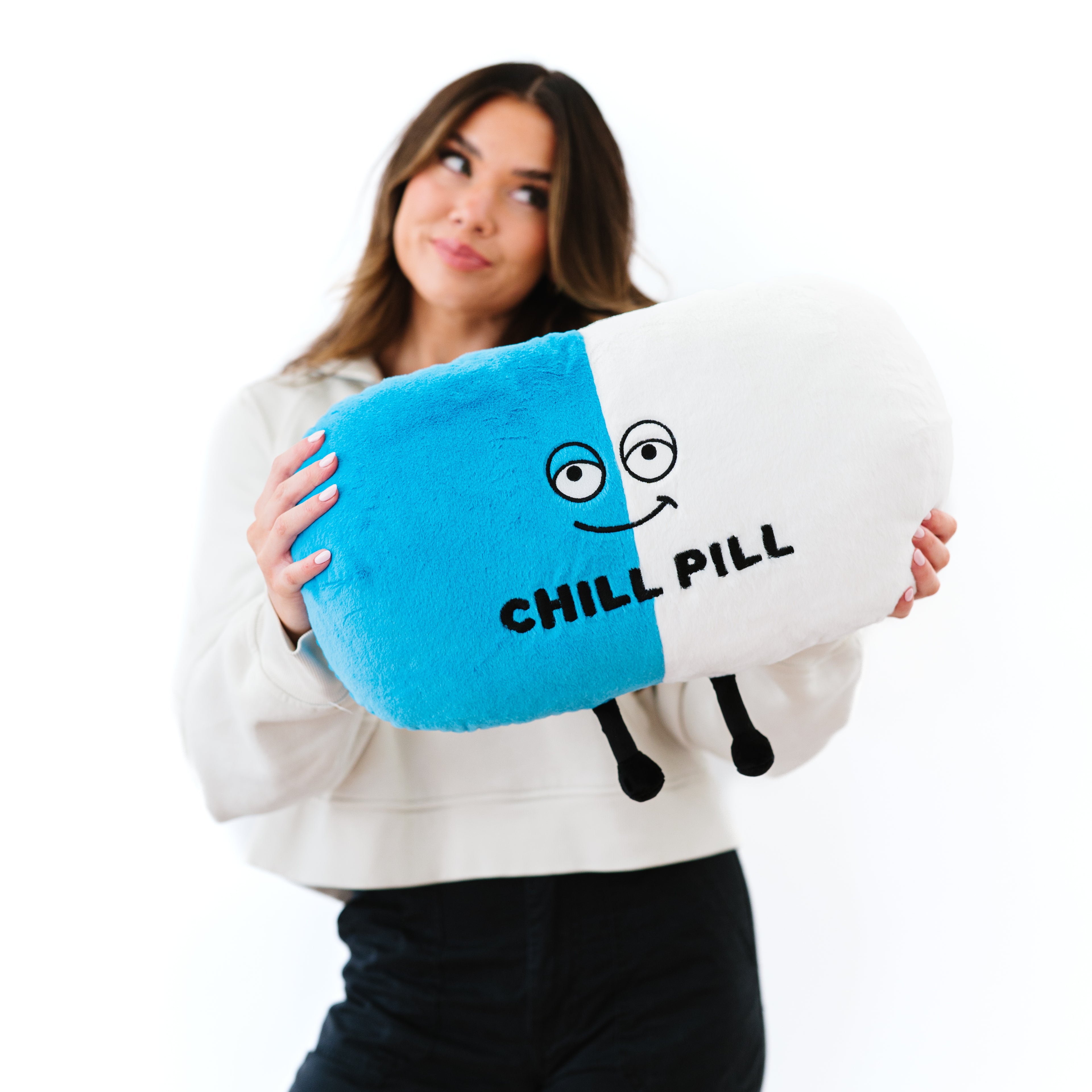 &quot;Chill Pill&quot; Pill Plush Pillow