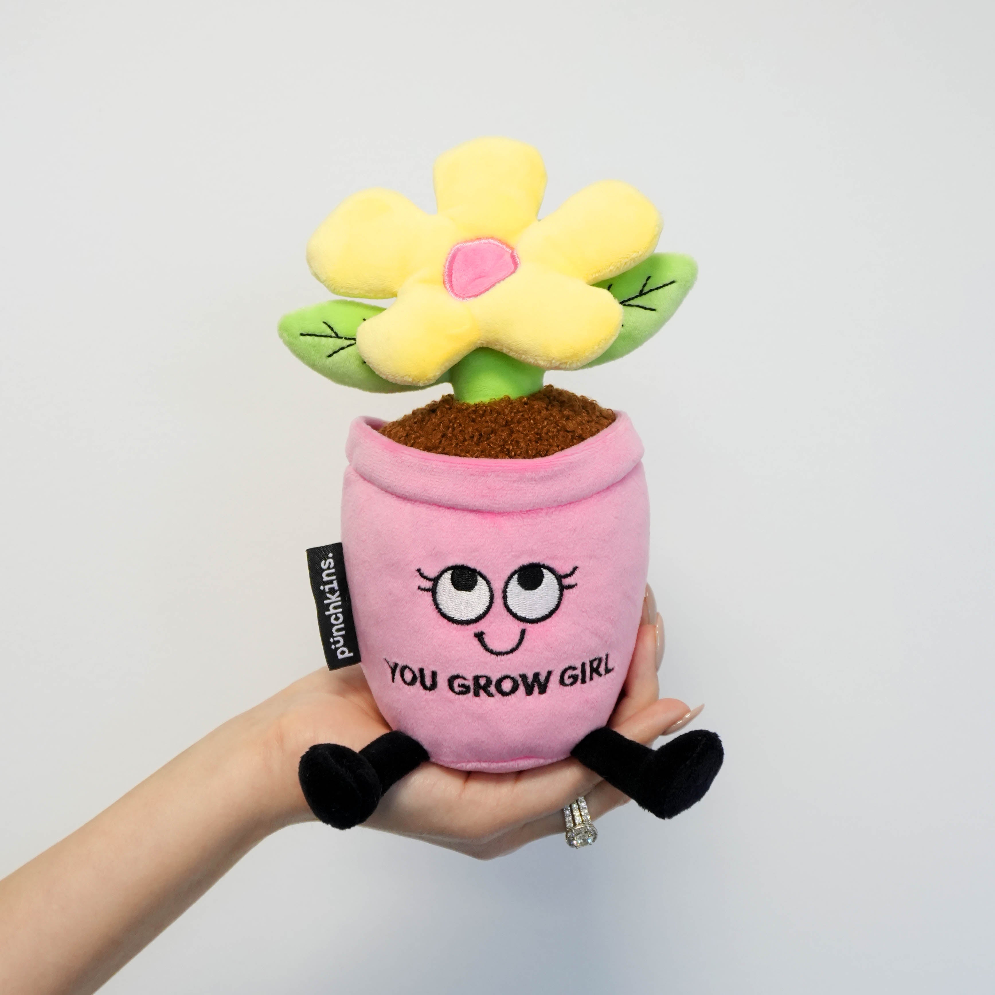 “You Grow Girl” Flower Plush