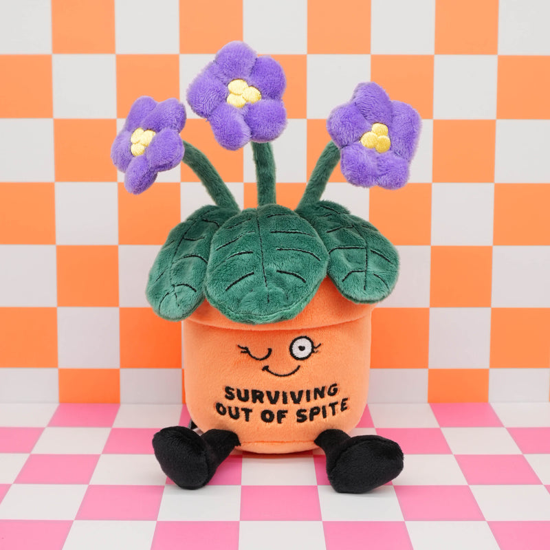 “Surviving out of Spite” Flower Plush