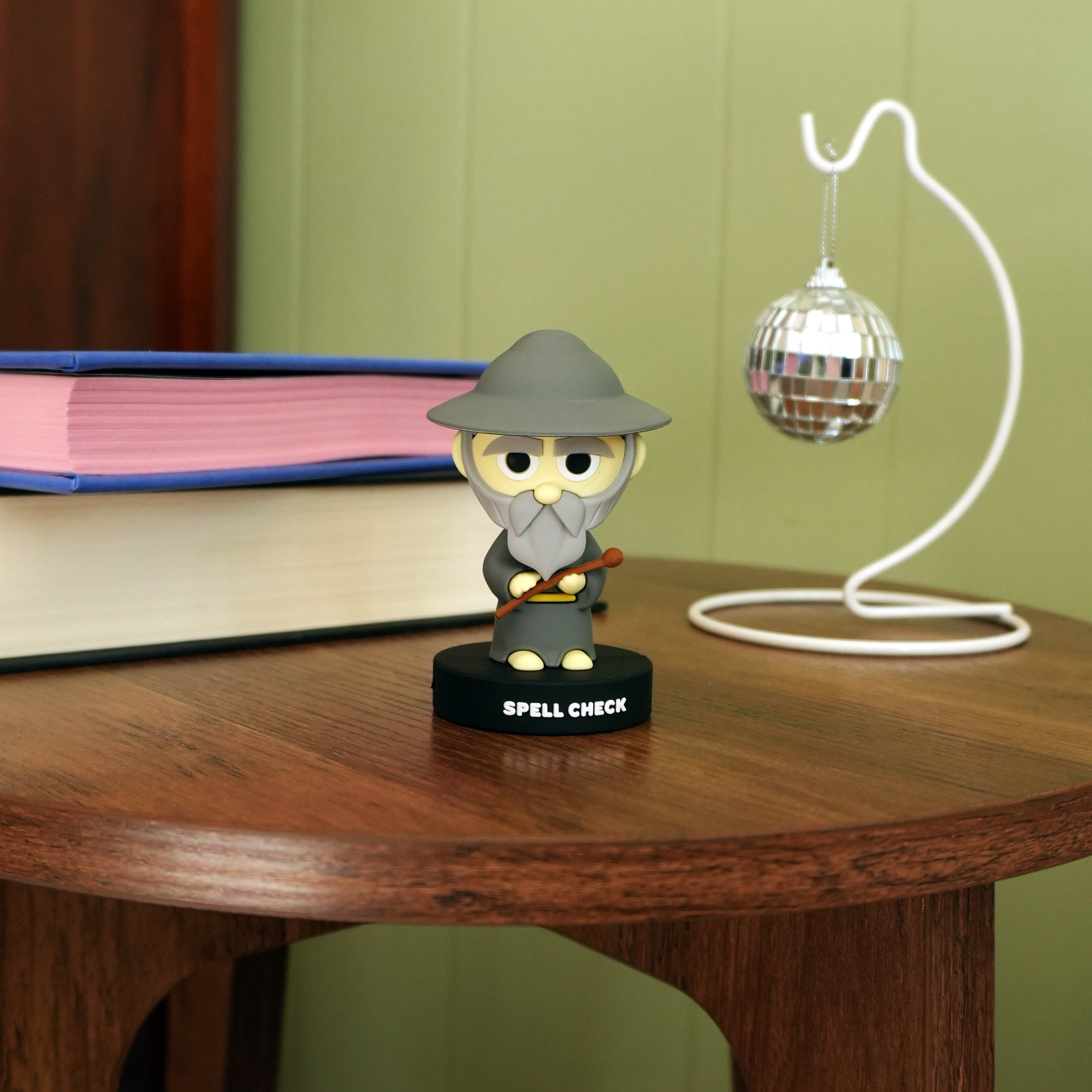 "Spell Check" Wizard Bobblehead